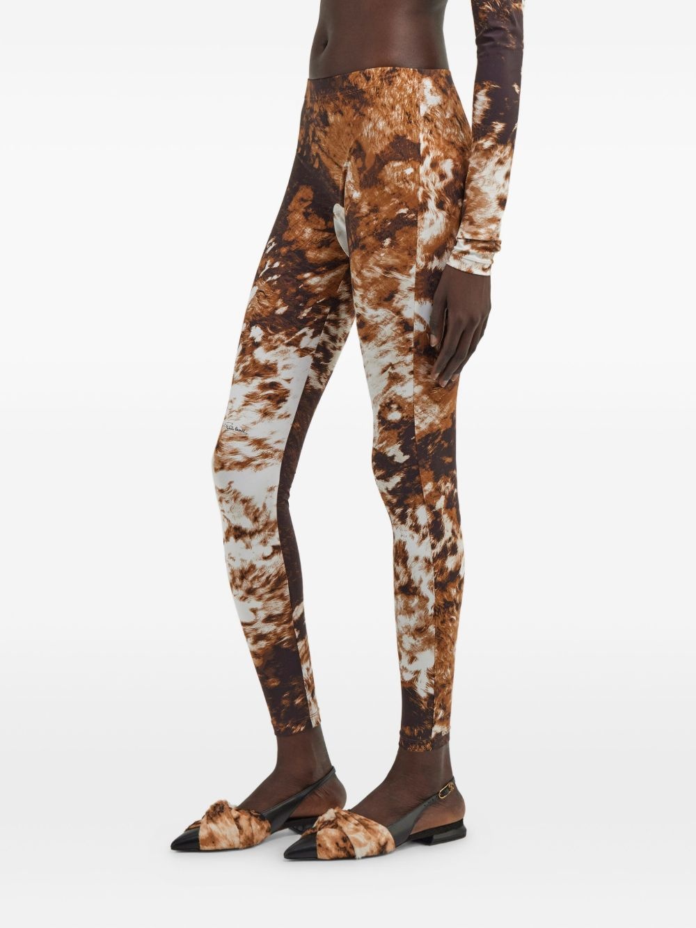 Appaloosa-print leggings - 4