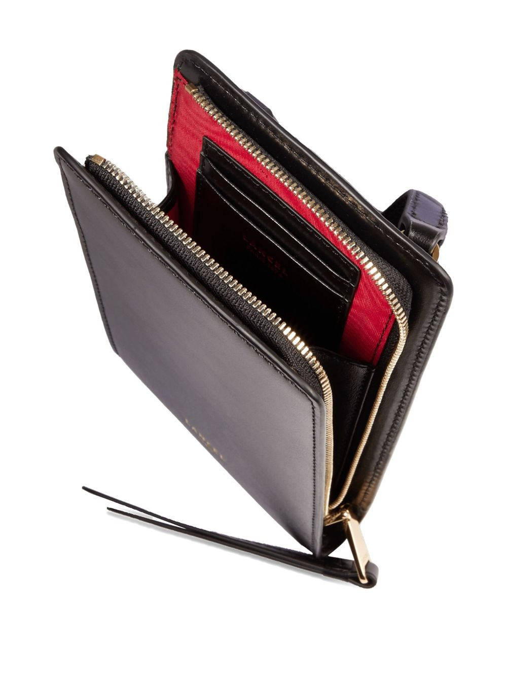 Origami zip-top leather bag - 5