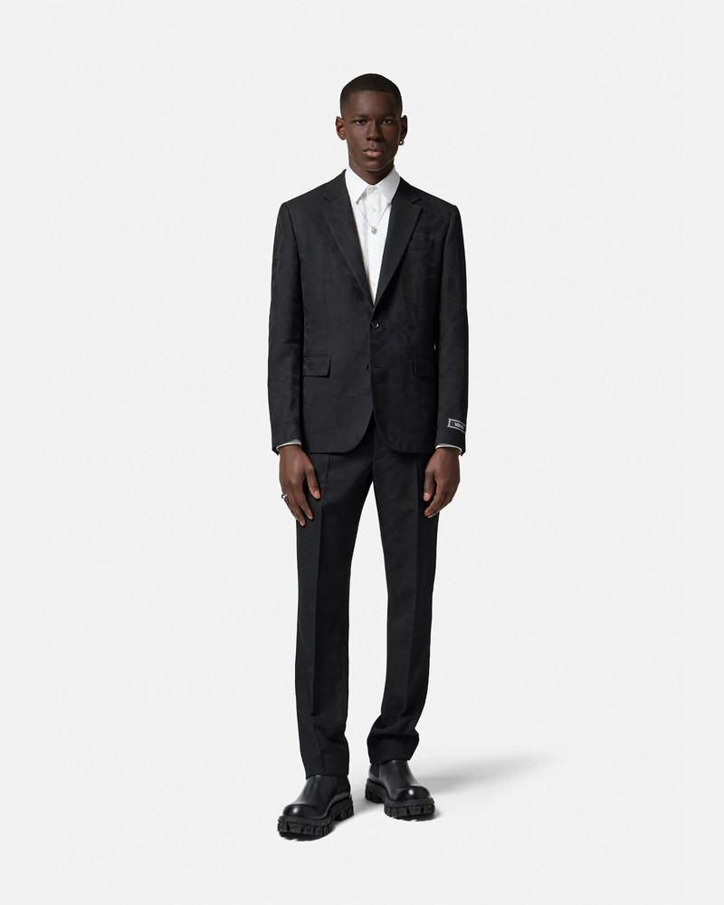 VERSACE Barocco Jacquard Single-Breasted Blazer outlook