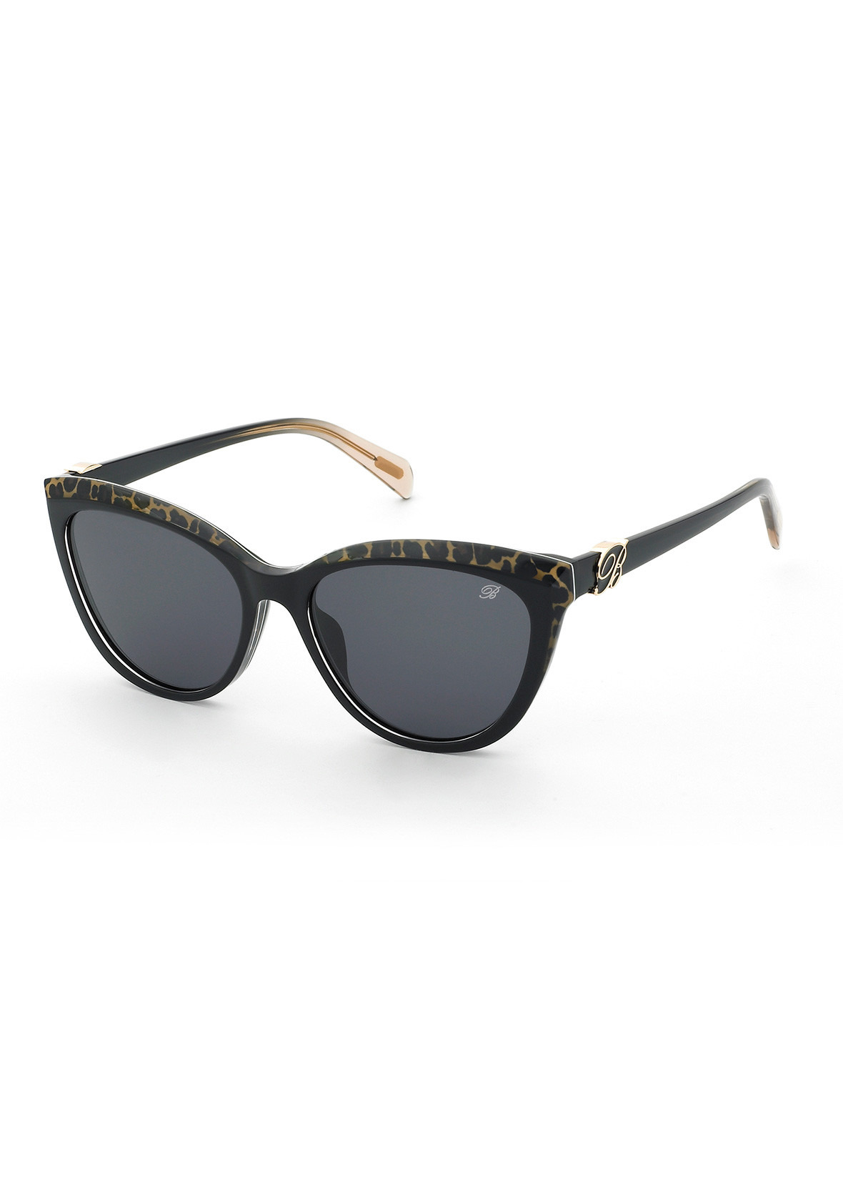 ACETATE SUNGLASSES WITH A SOFT CAT-EYE FRONT - 1