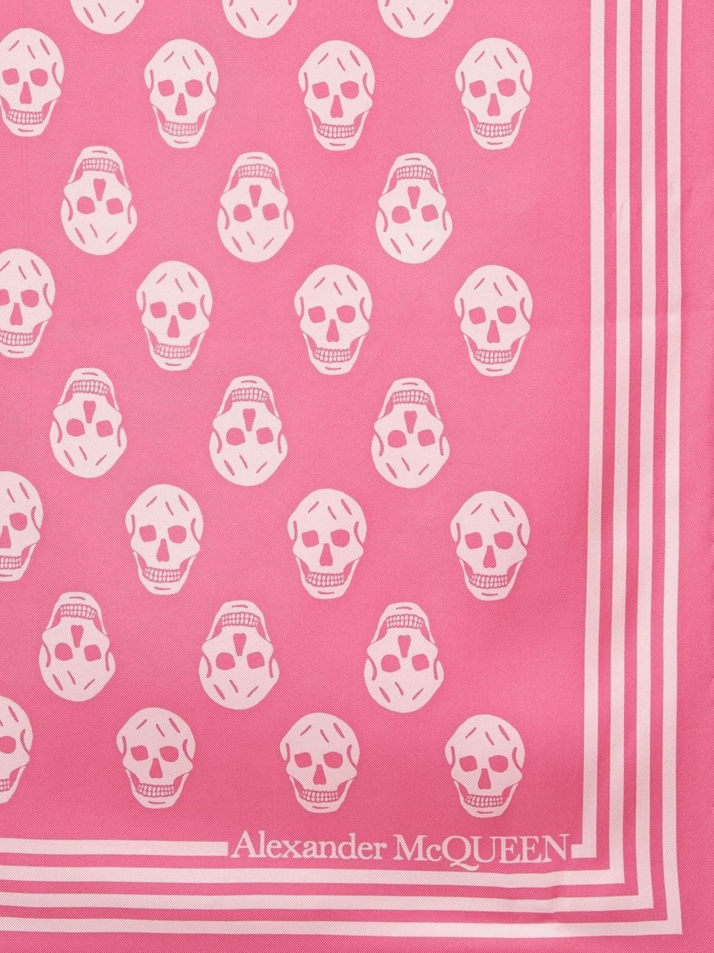 Biker skull silk scarf - 2