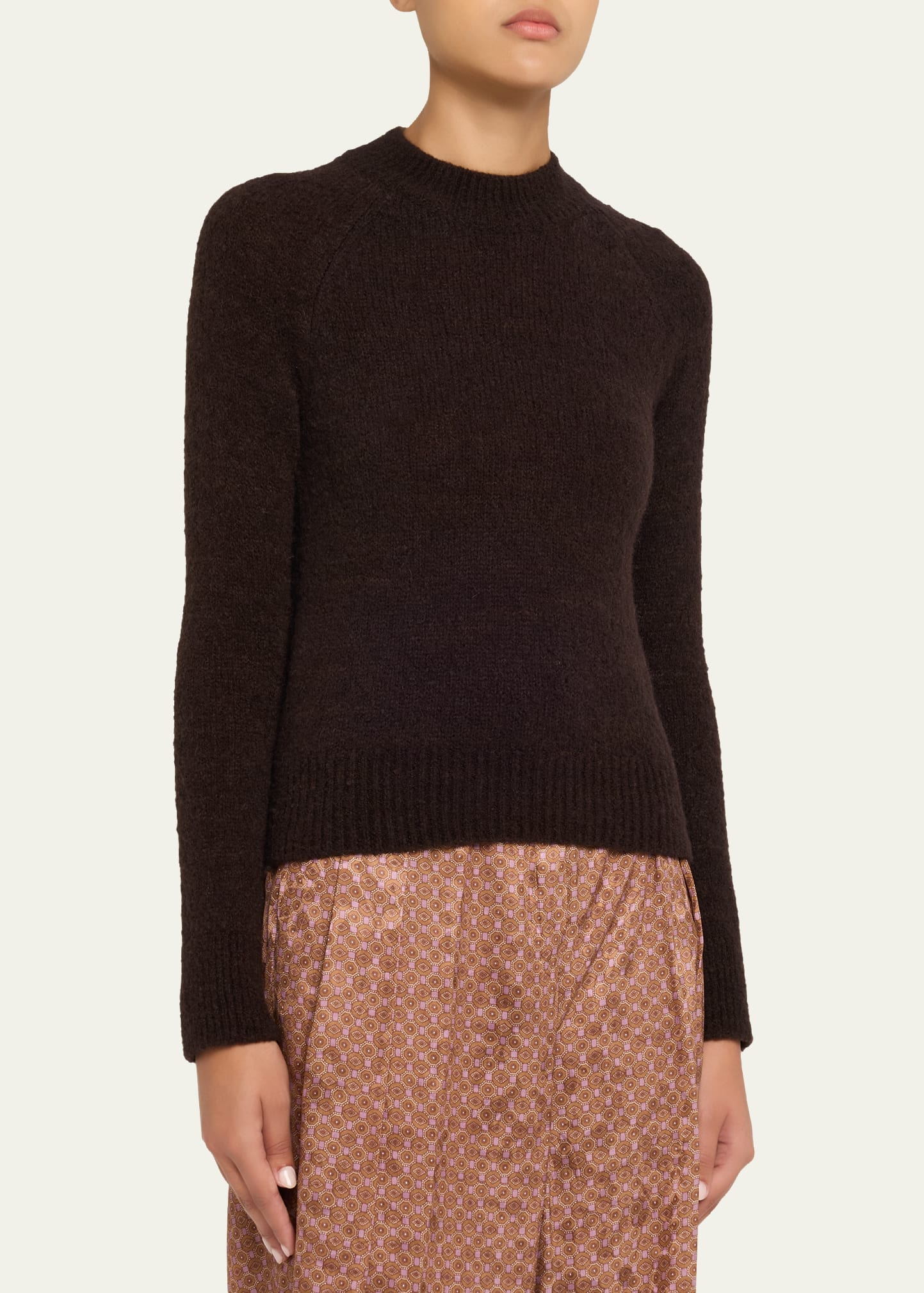 Texas Mock-Neck Alpaca Sweater - 4