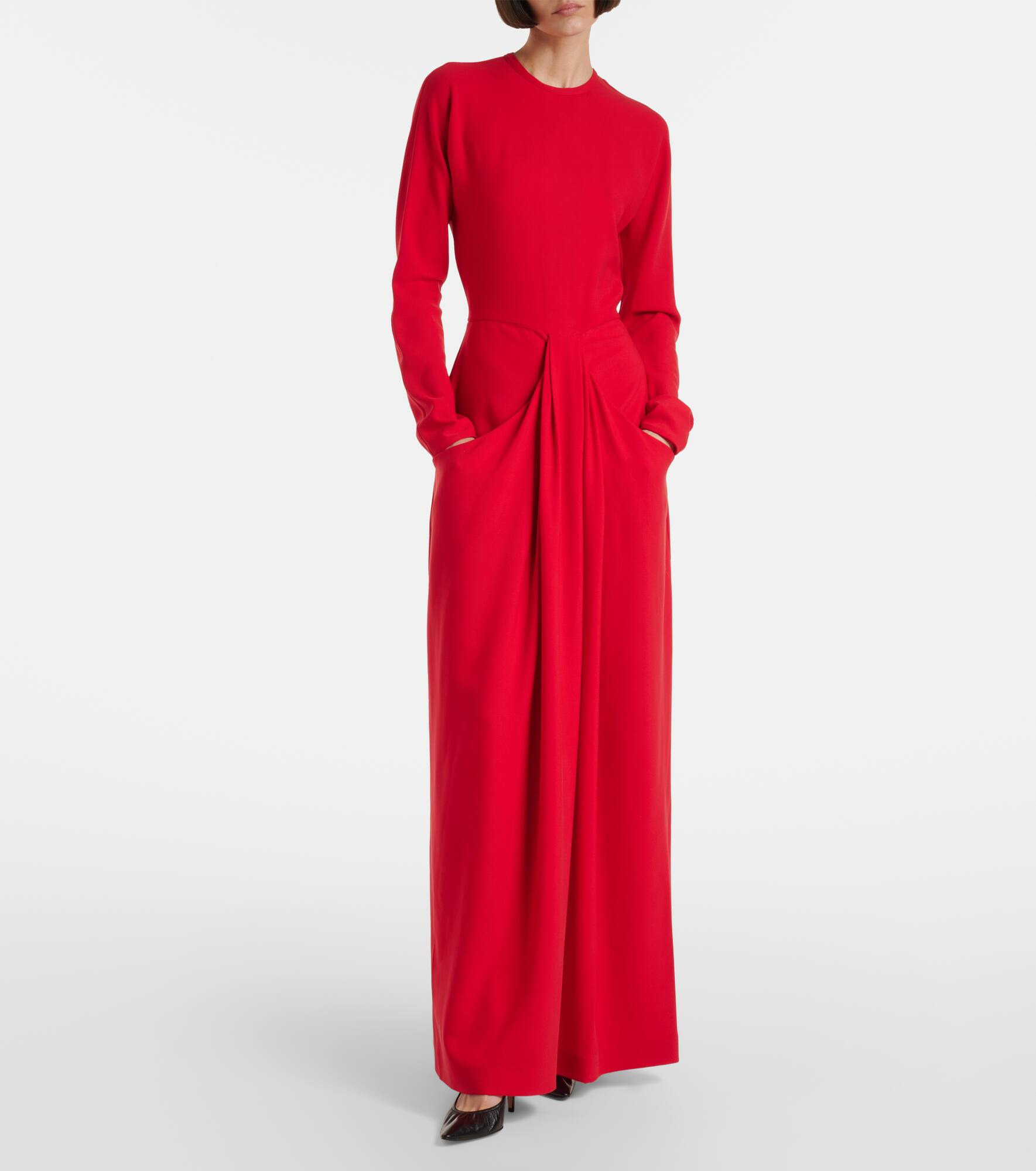 Anselm draped jersey maxi dress - 2