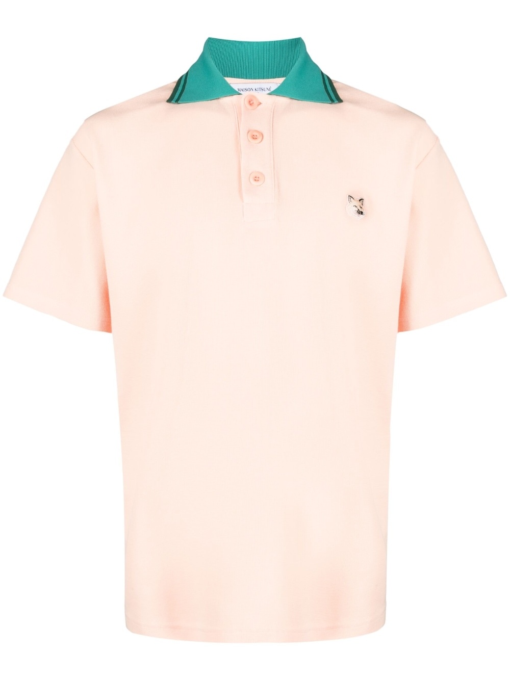 logo-appliqué piqué polo shirt - 1