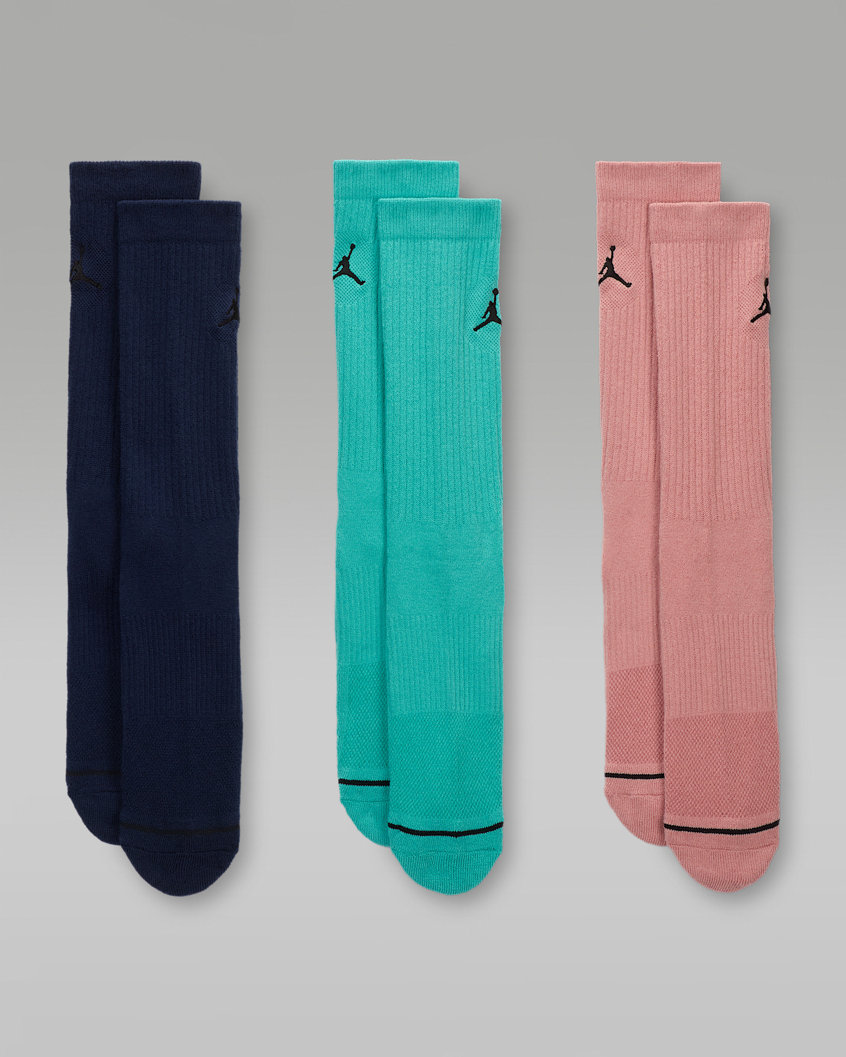 Jordan Everyday Crew Socks (3 pairs) - 2