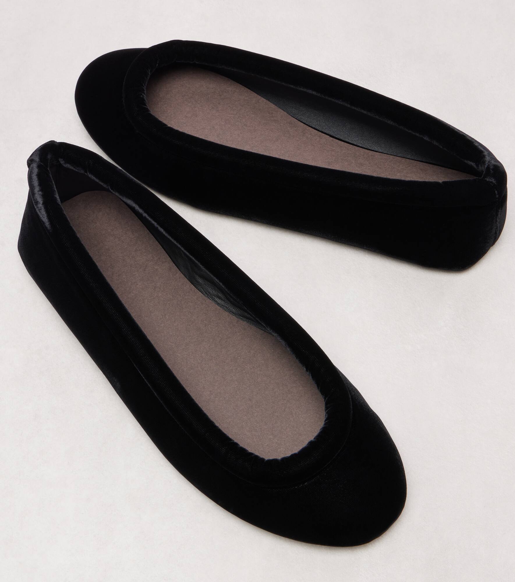 Velvet ballet flats - 5