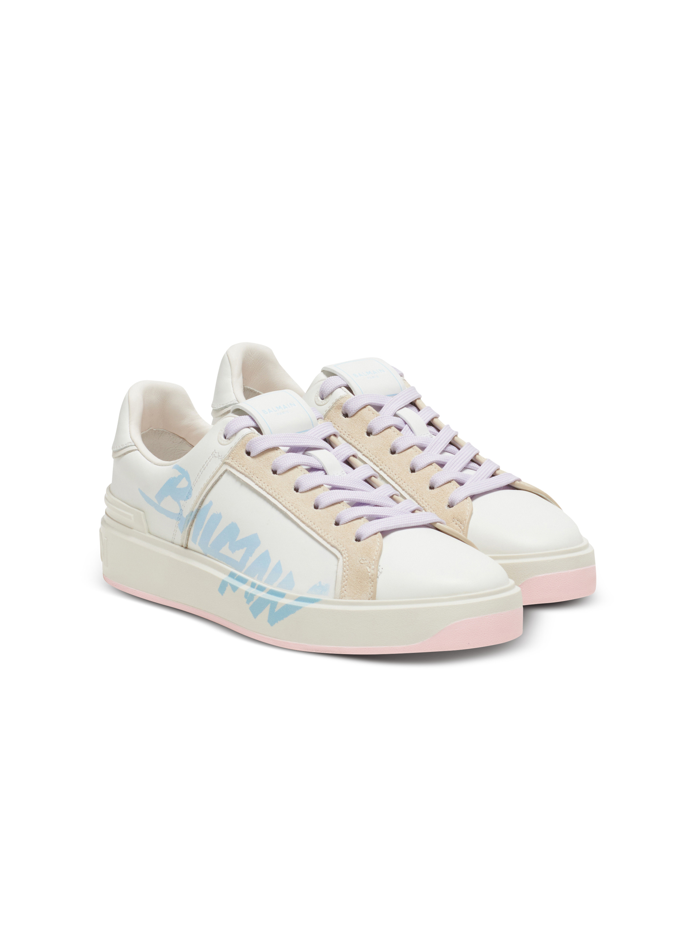 B-Court Balmain leather trainers - 2