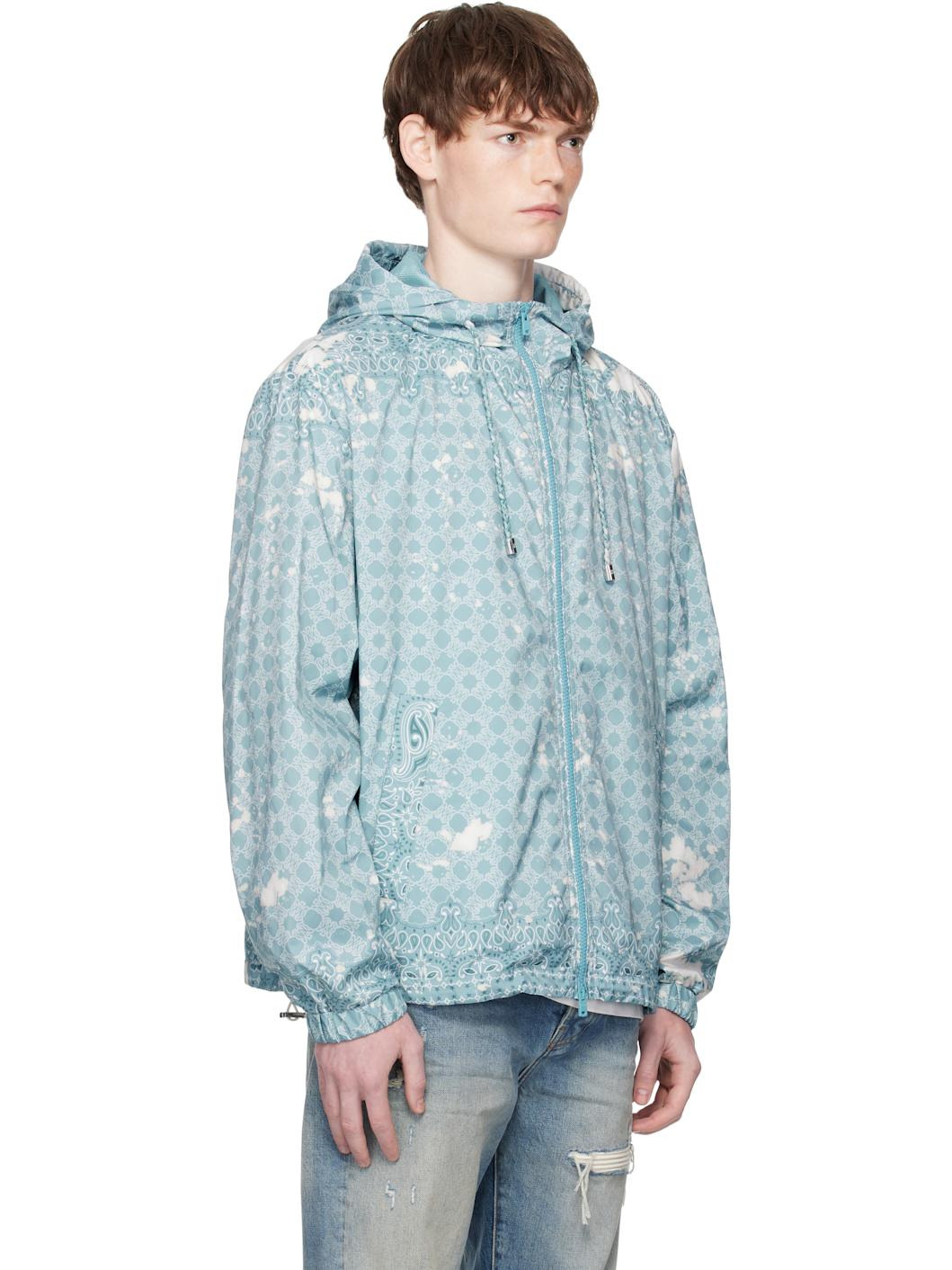 Blue MA Quad Windbreaker Jacket - 2