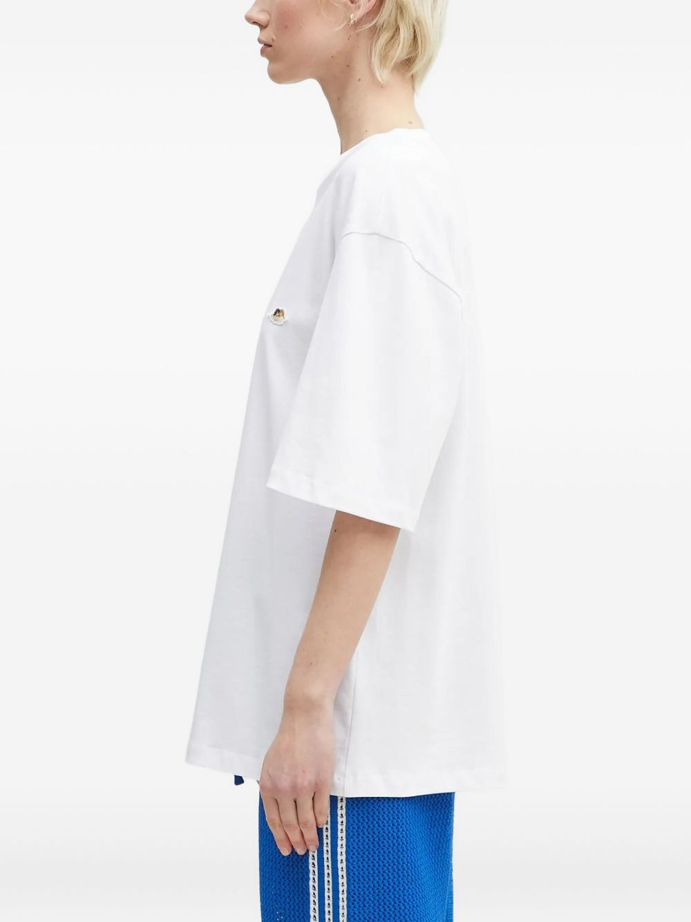 embroidered-angel T-shirt - 2