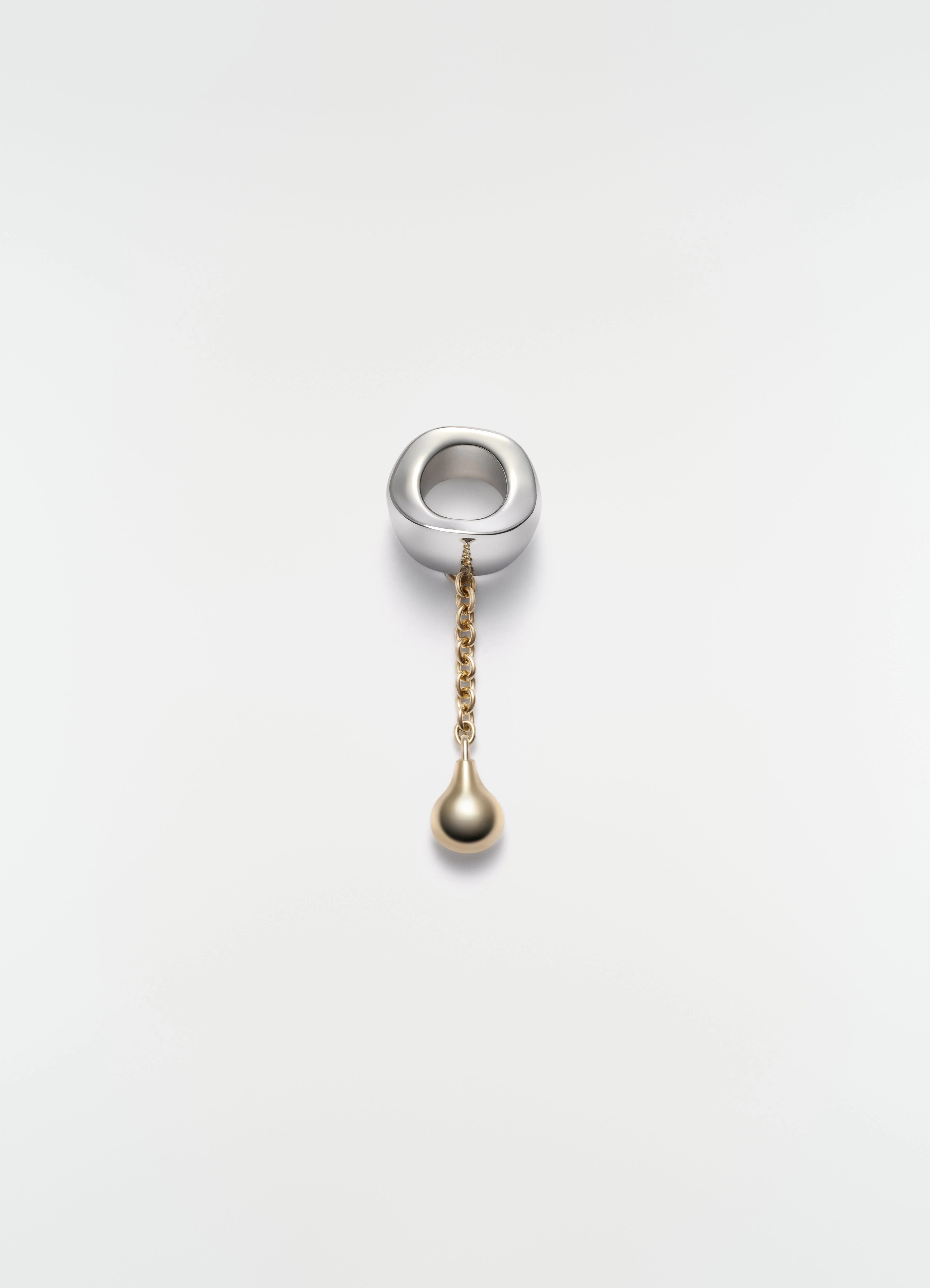 SCARF CHARM GARMENT JEWEL IN BRASS - 1