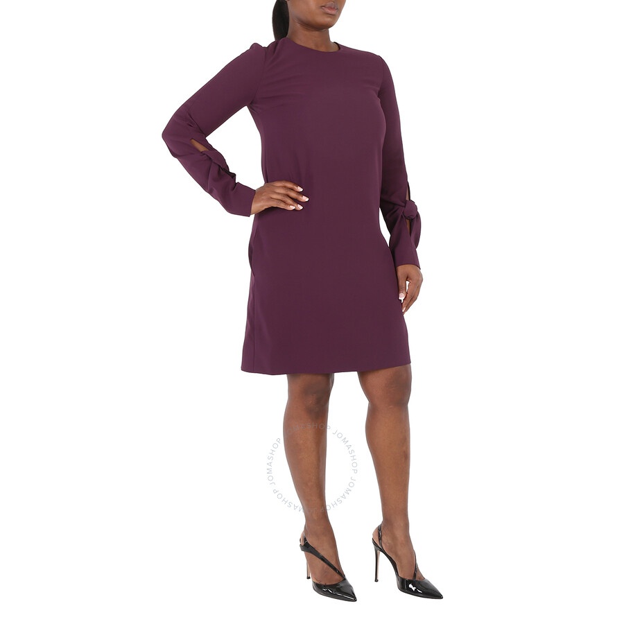 Victoria Victoria Beckham Woman Knotted Crepe Mini Dress - 5
