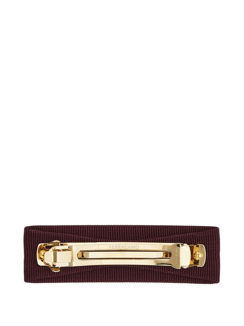 FERRAGAMO bow-detail hair clip outlook