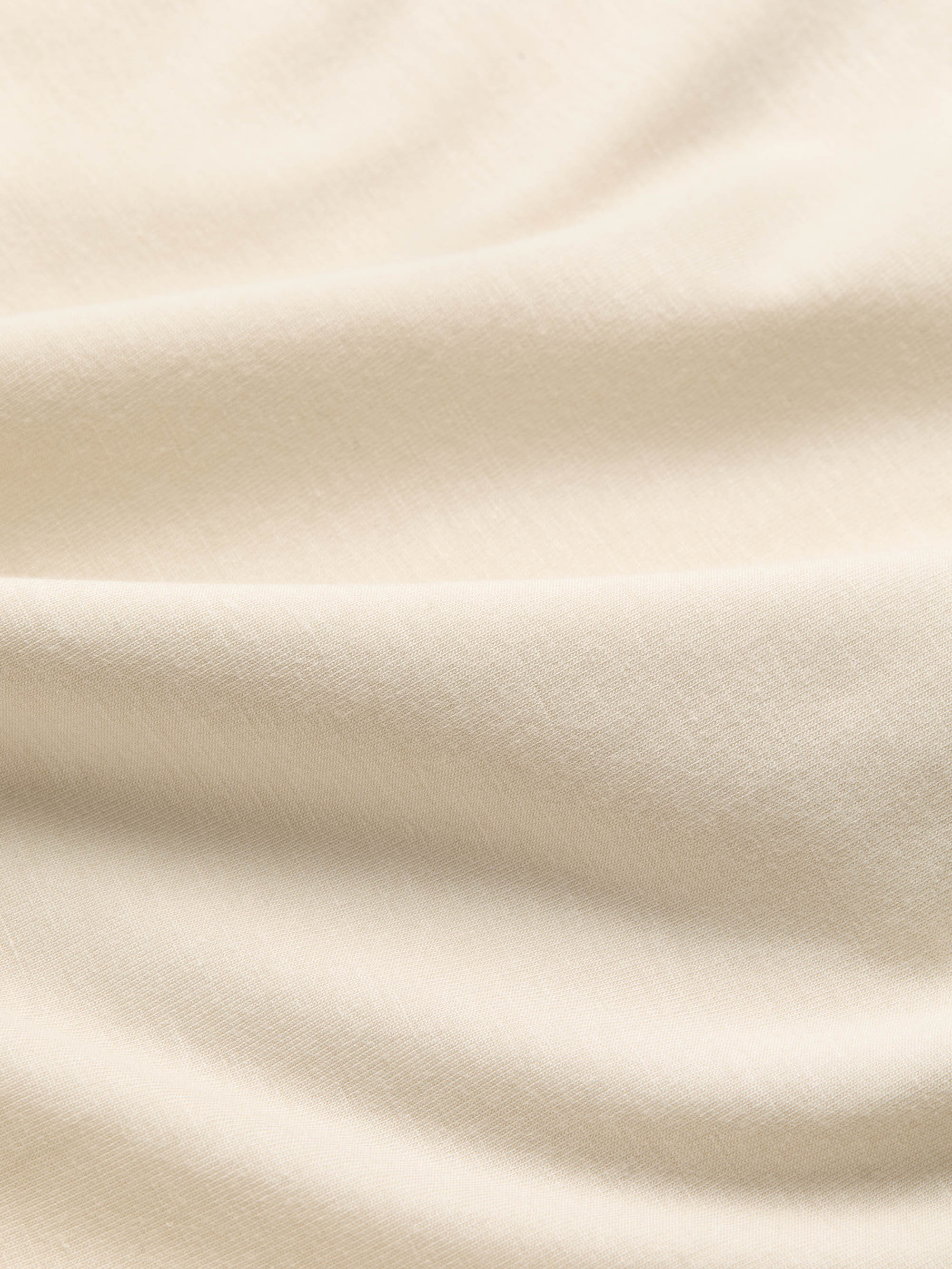Men's T-Shirt Basel Micro Modal Stretch Ecru - 1