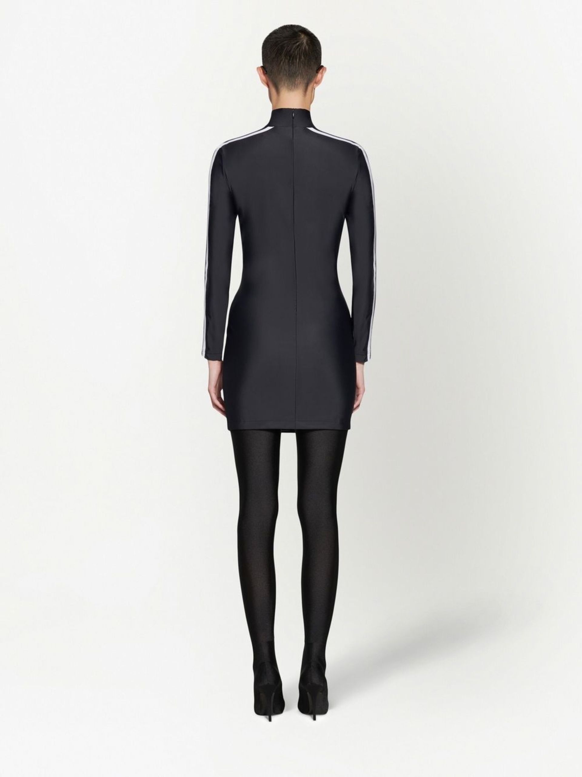 x adidas long-sleeve mini dress - 7
