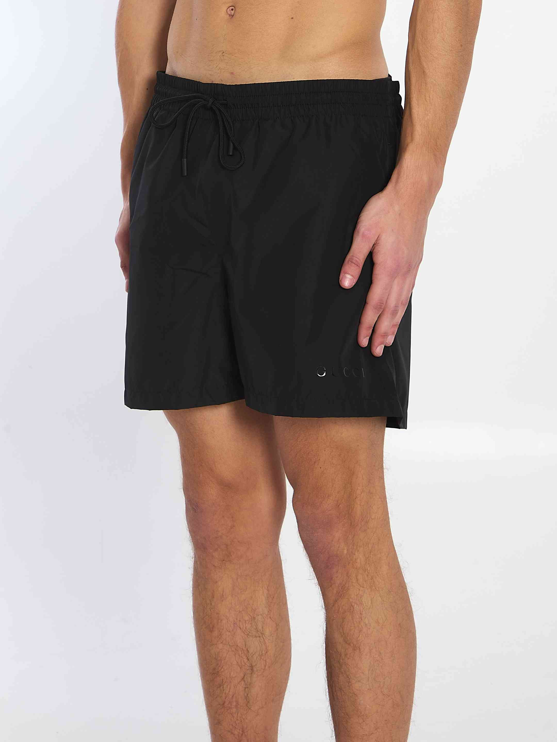 Gucci Men Swimsuit In Technical Poplin - 2