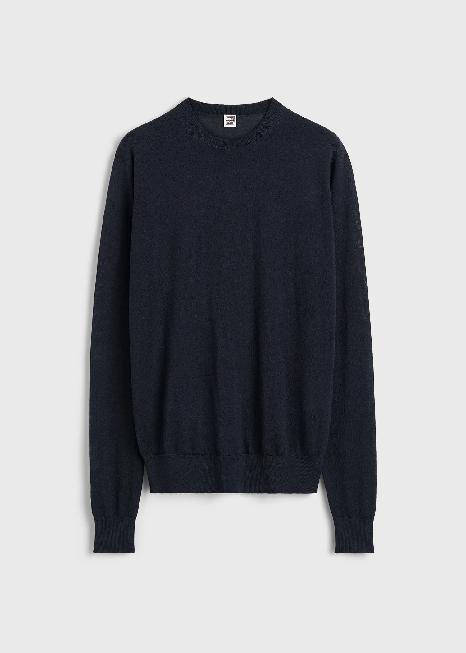 Fine crew knit midnight - 1