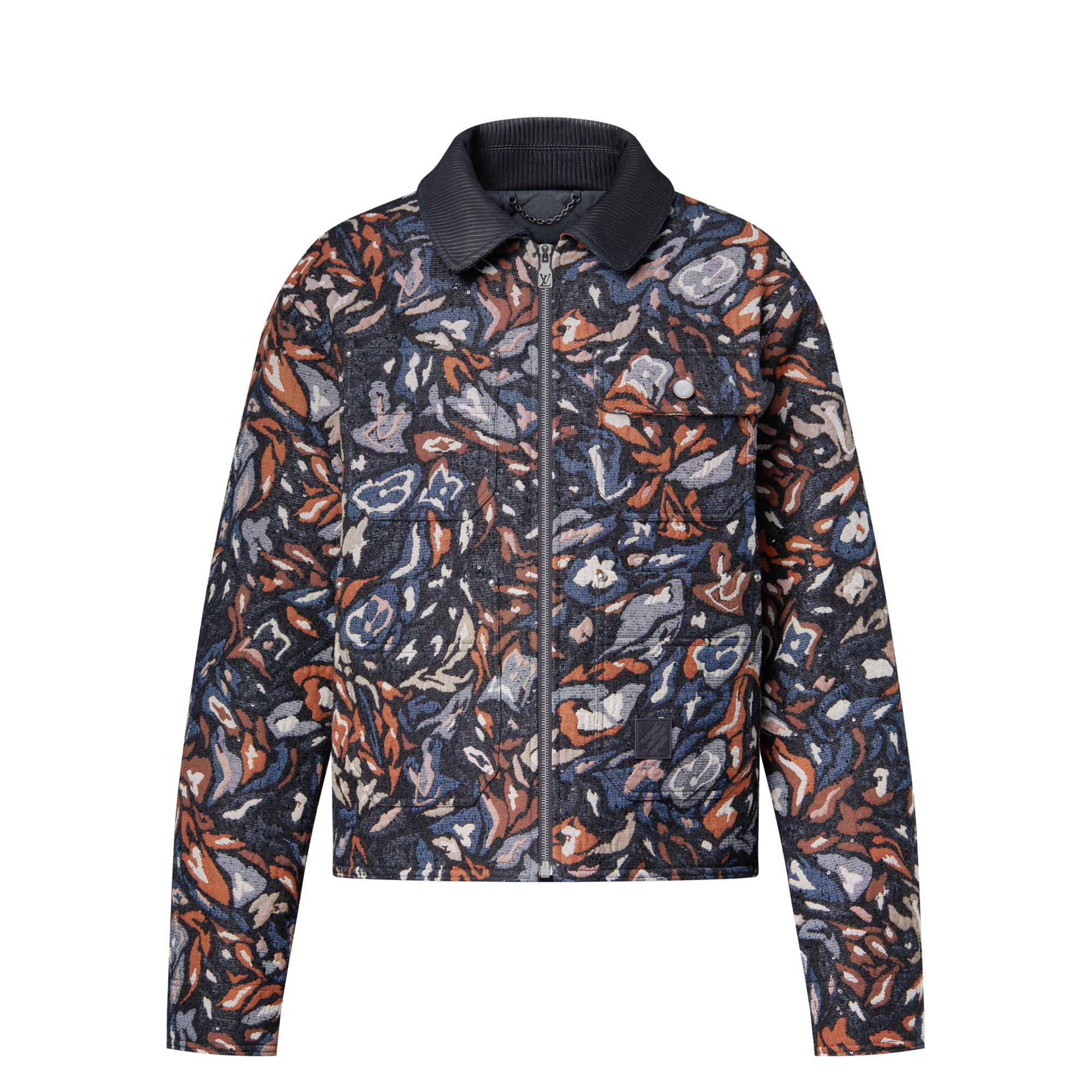 Sequin-Embellished Workwear Blouson - 1