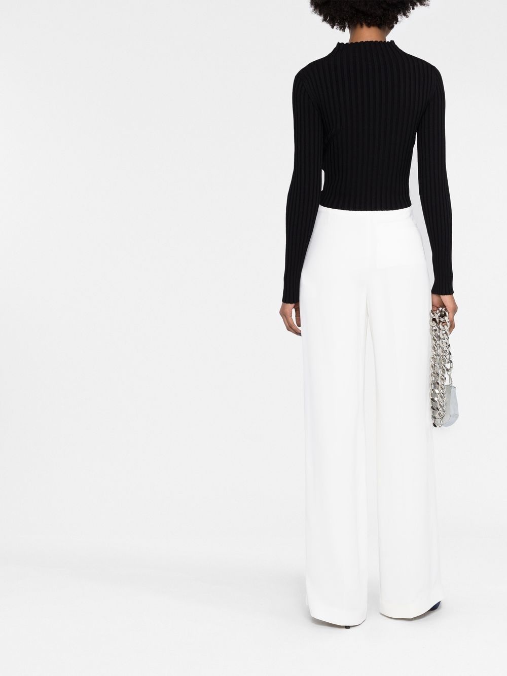 cut-out knitted jumper - 6