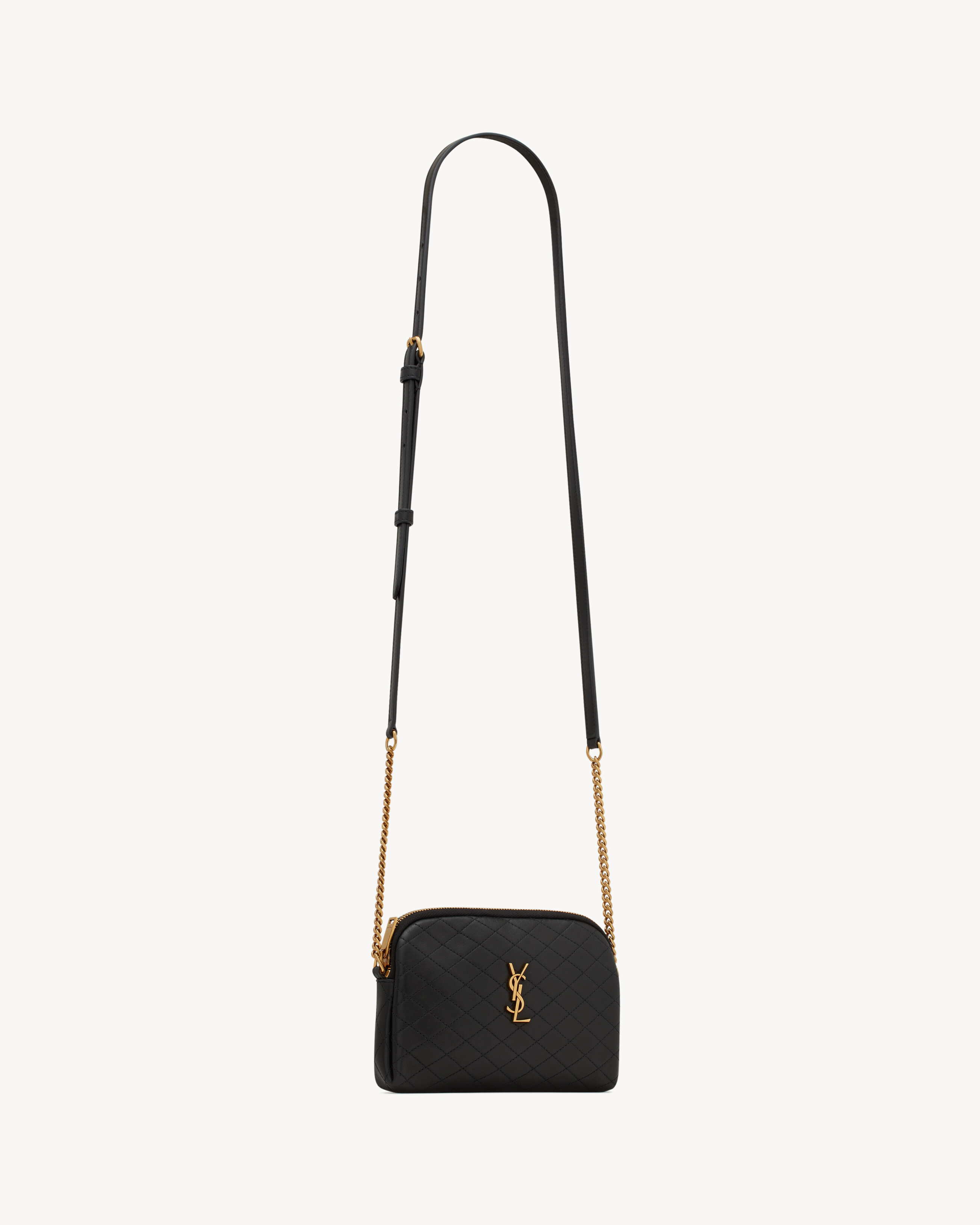 GABY ZIPPED POUCH IN QUILTED LAMBSKIN - 5