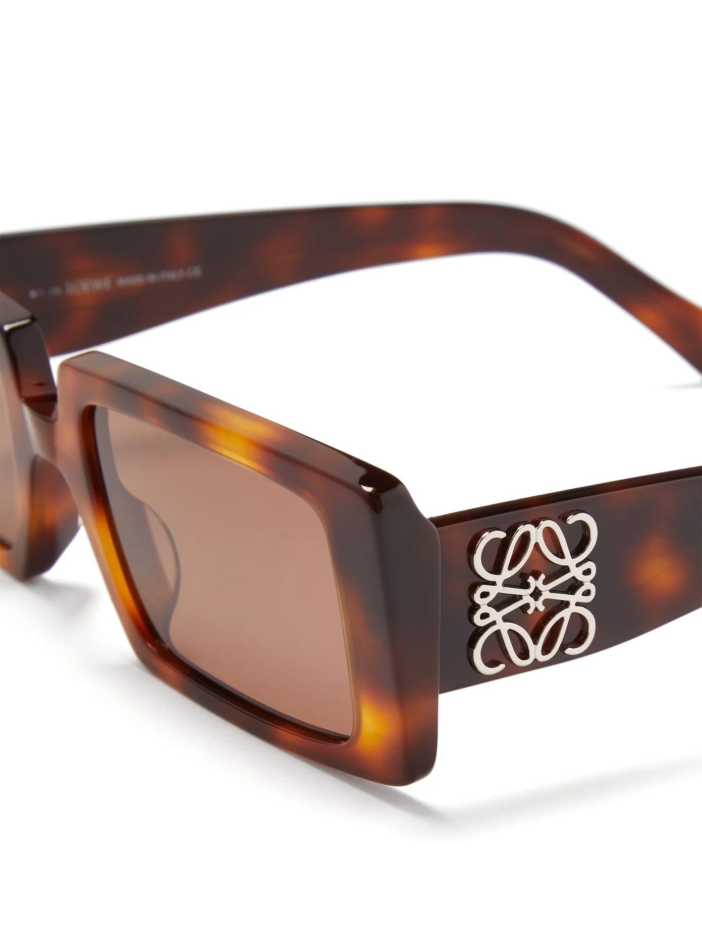 Square tortoiseshell-acetate sunglasses - 6