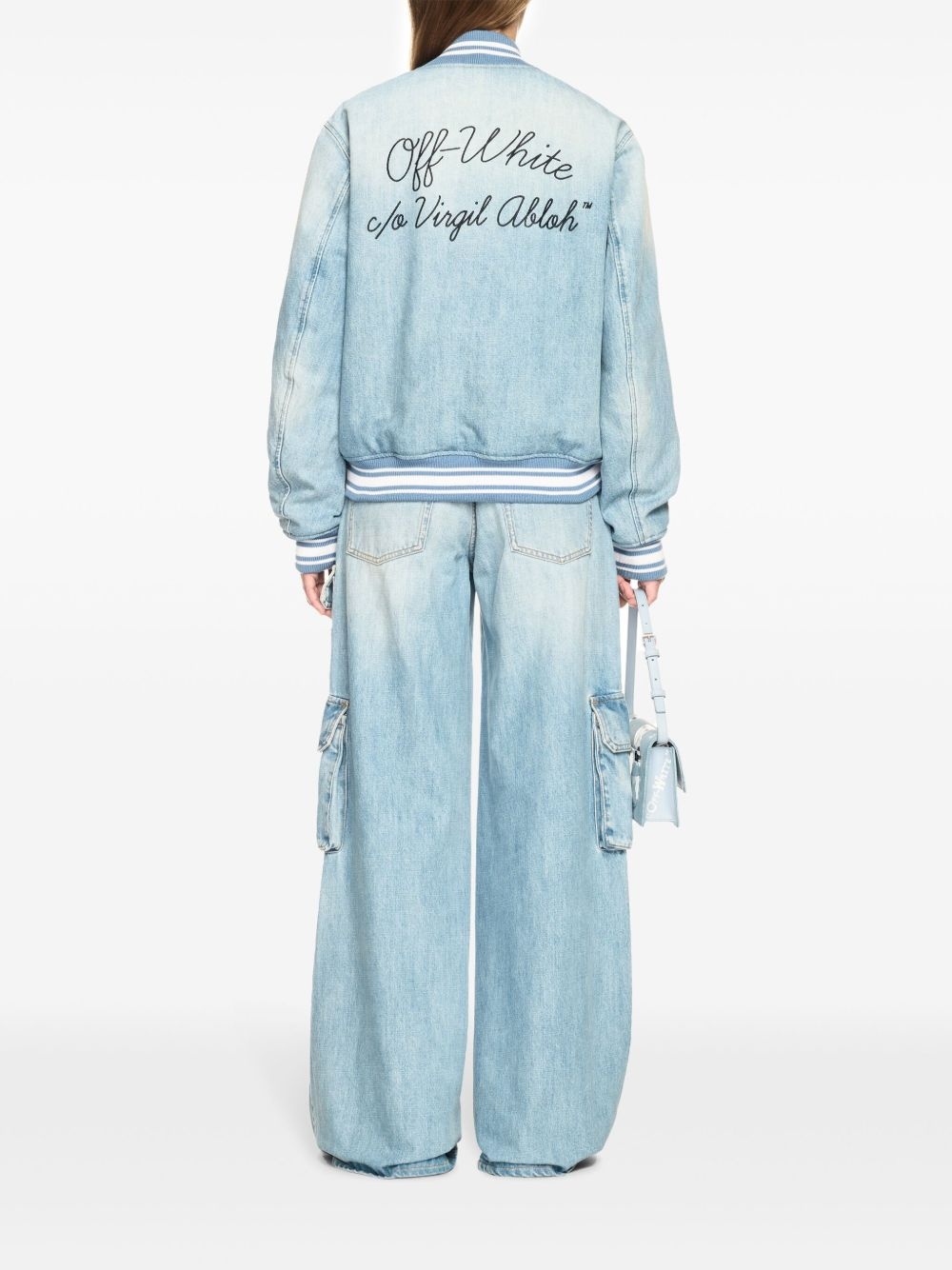 denim bomber jacket - 4
