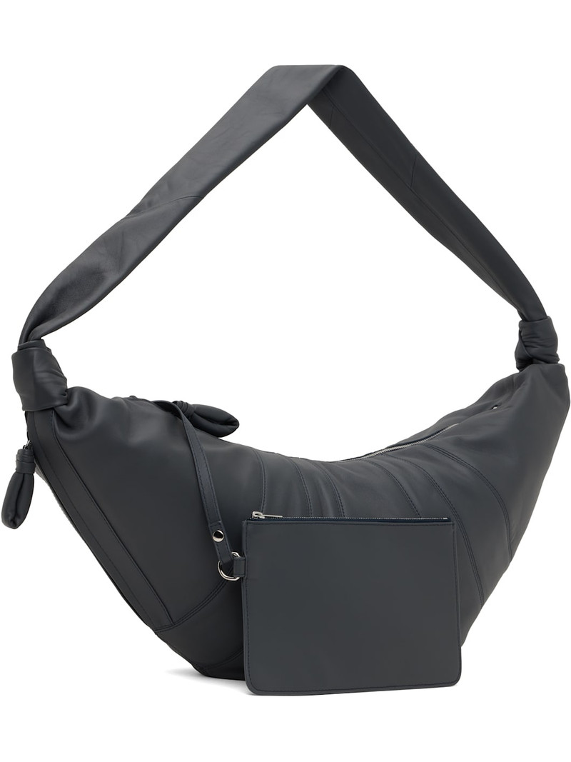 Lemaire Gray Large Croissant Bag outlook
