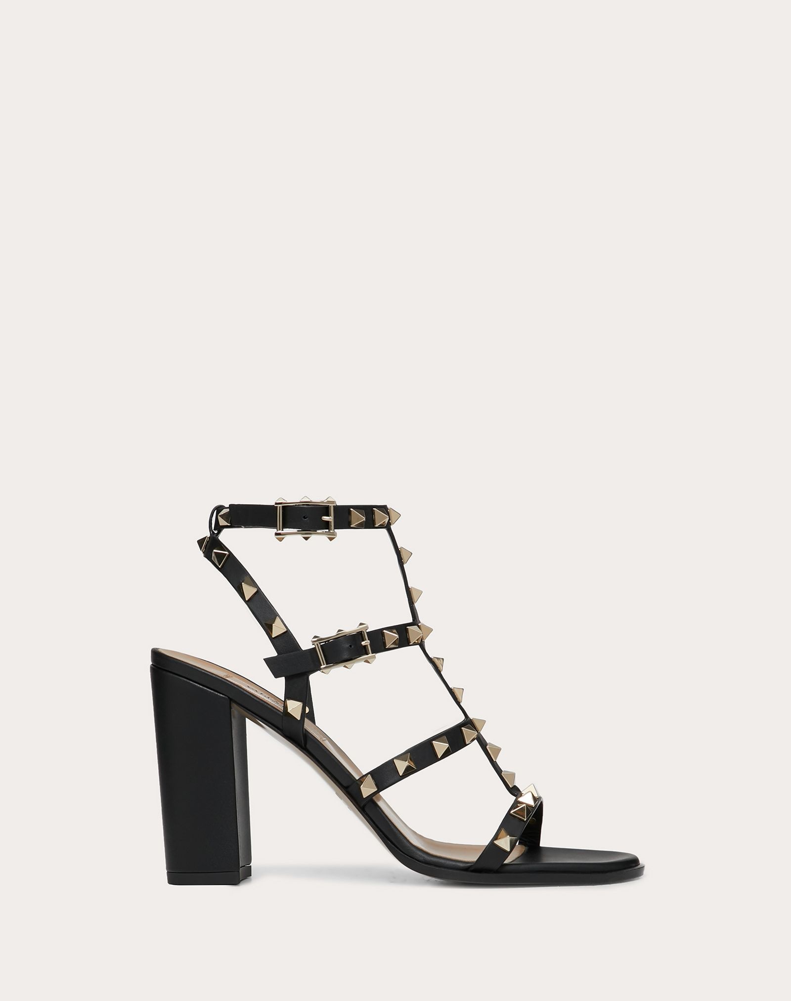 Rockstud Ankle Strap Sandal 90 mm - 1