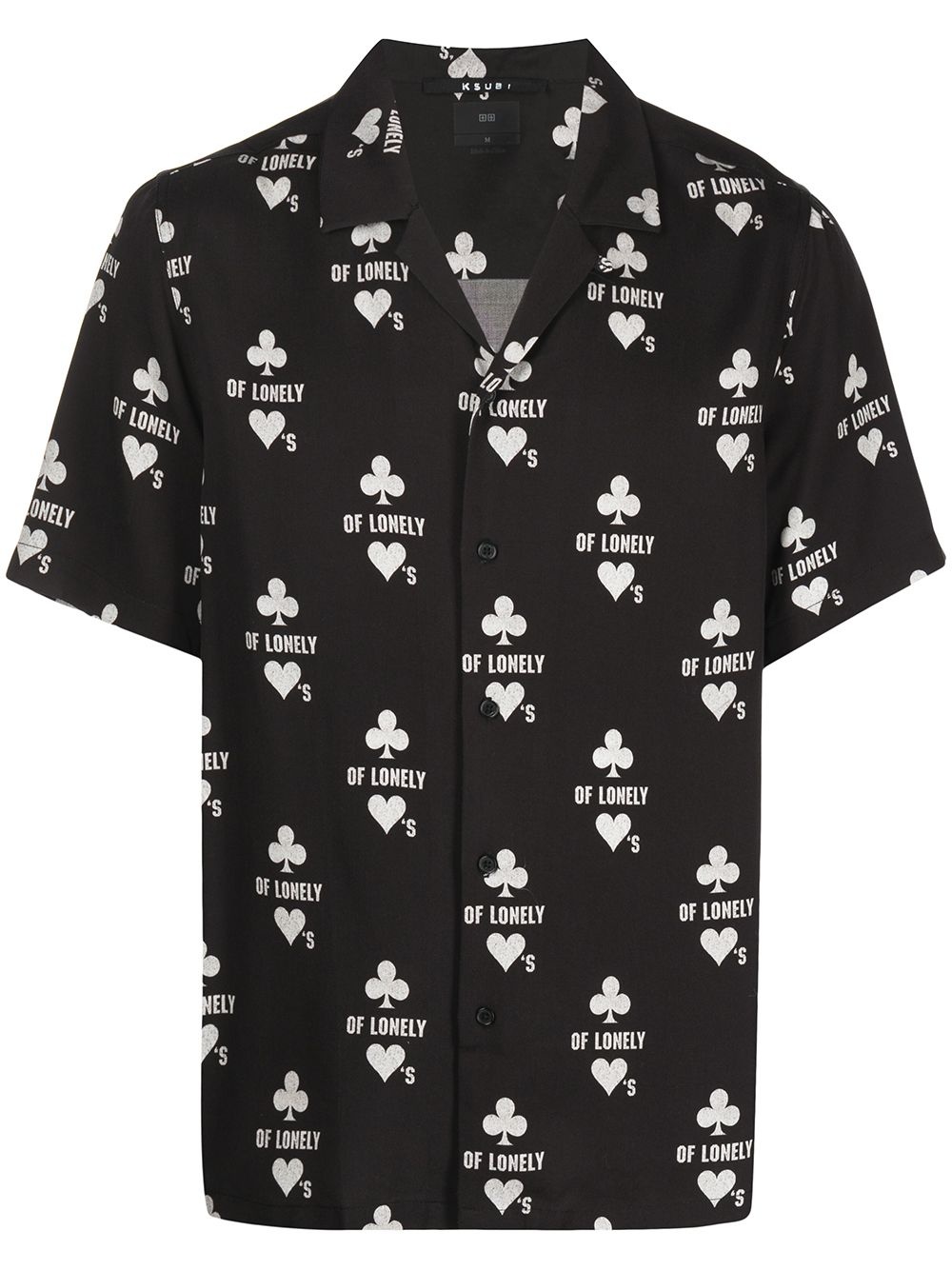 Klub Of Hearts-print shirt - 1