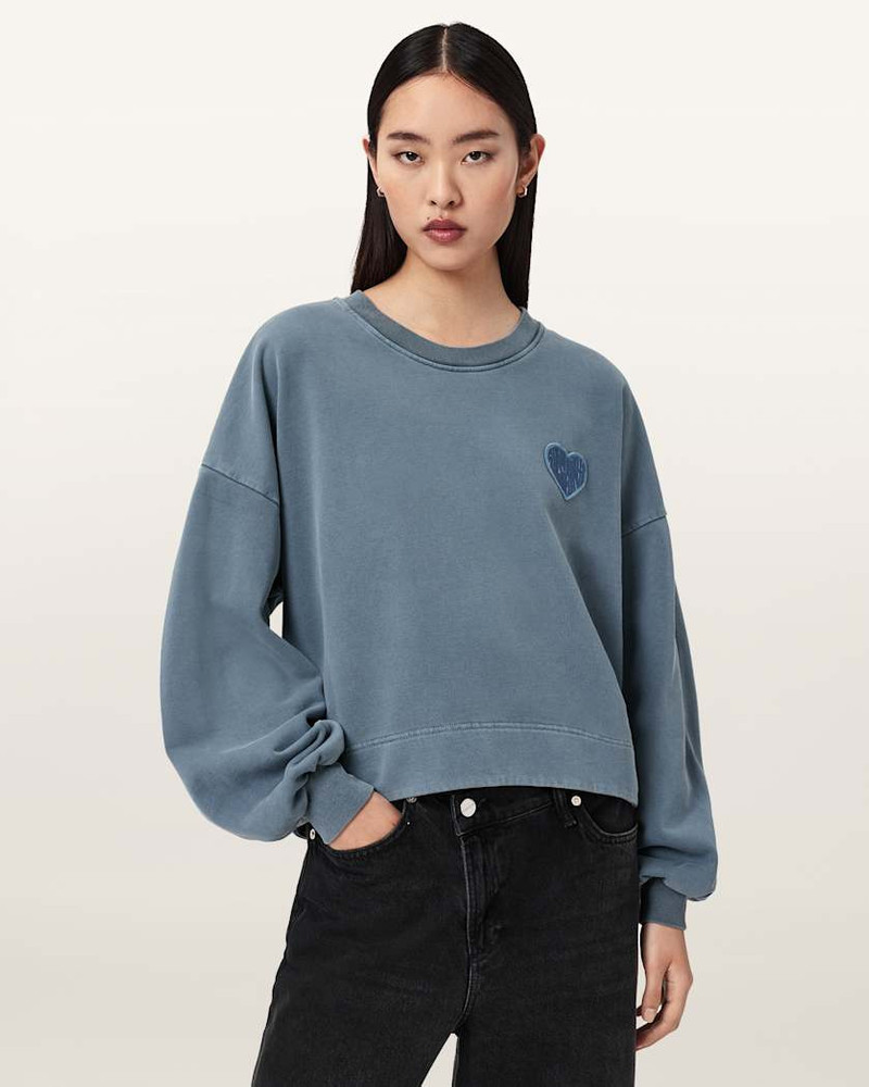 ALLSAINTS LOVER OVERSIZED CREW NECK SWEATSHIRT outlook