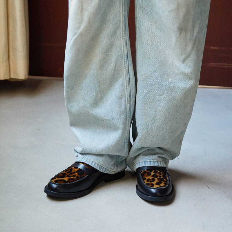Wilde Leopard Penny Loafer - Men's 3