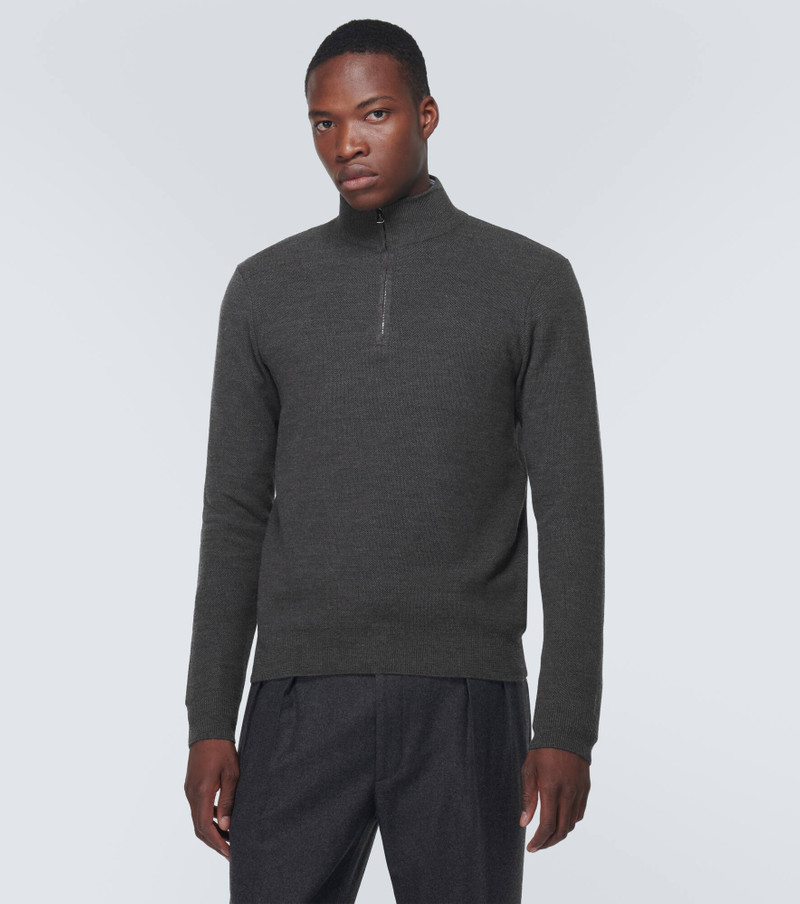 Wool half-zip sweater 3