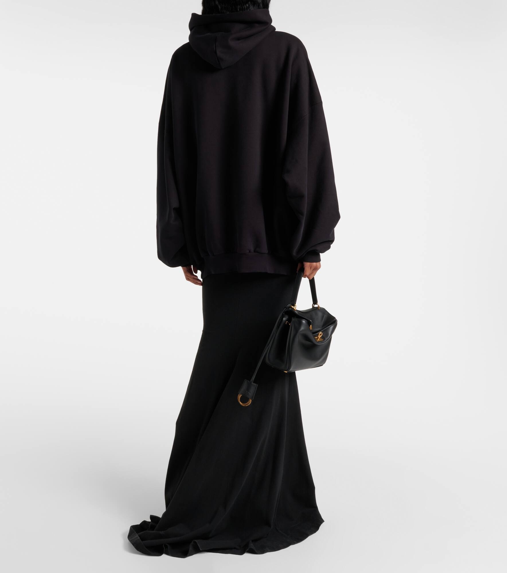 Beverly Hills oversized cotton hoodie - 3