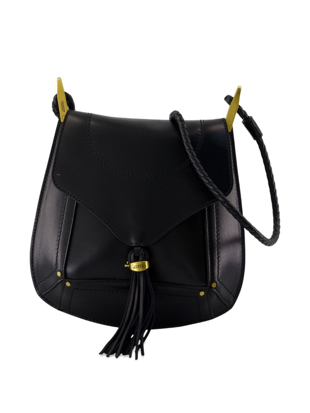 Anahi tassel-embellished calfskin crossbody bag - 4