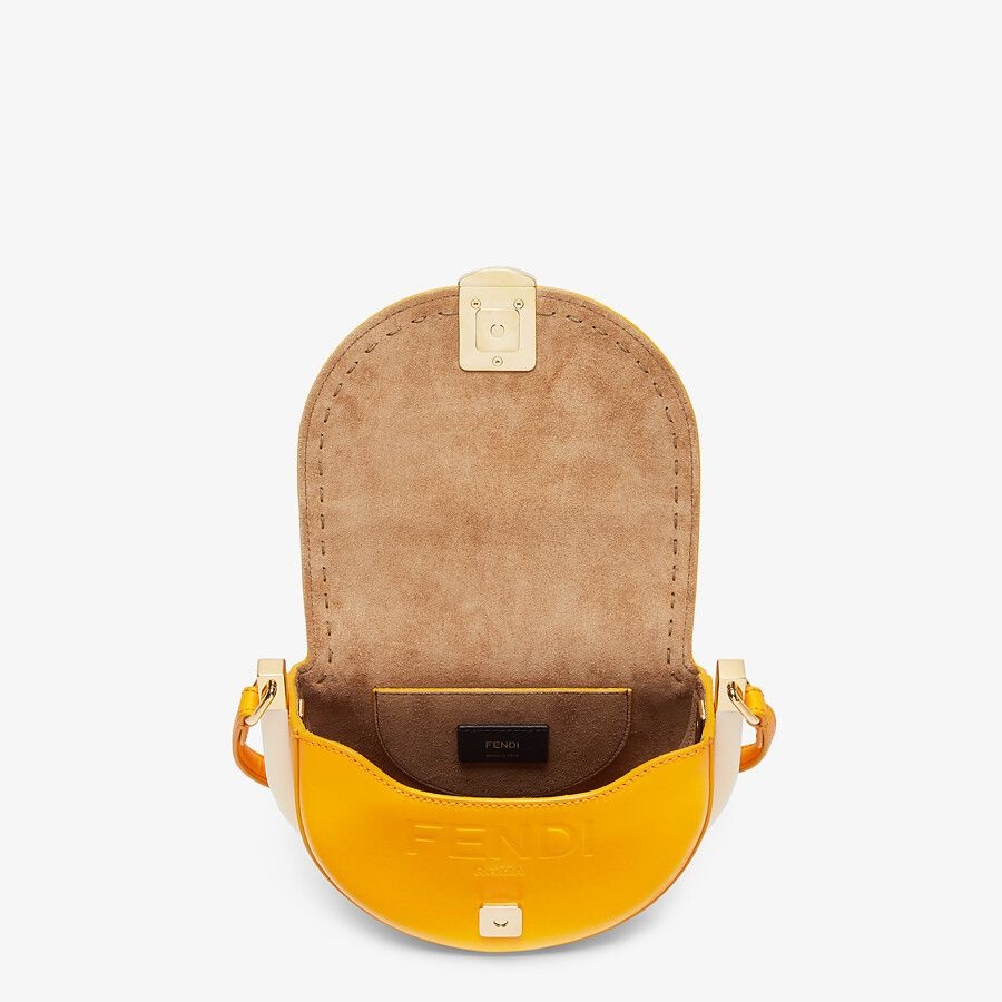 Orange leather bag - 5