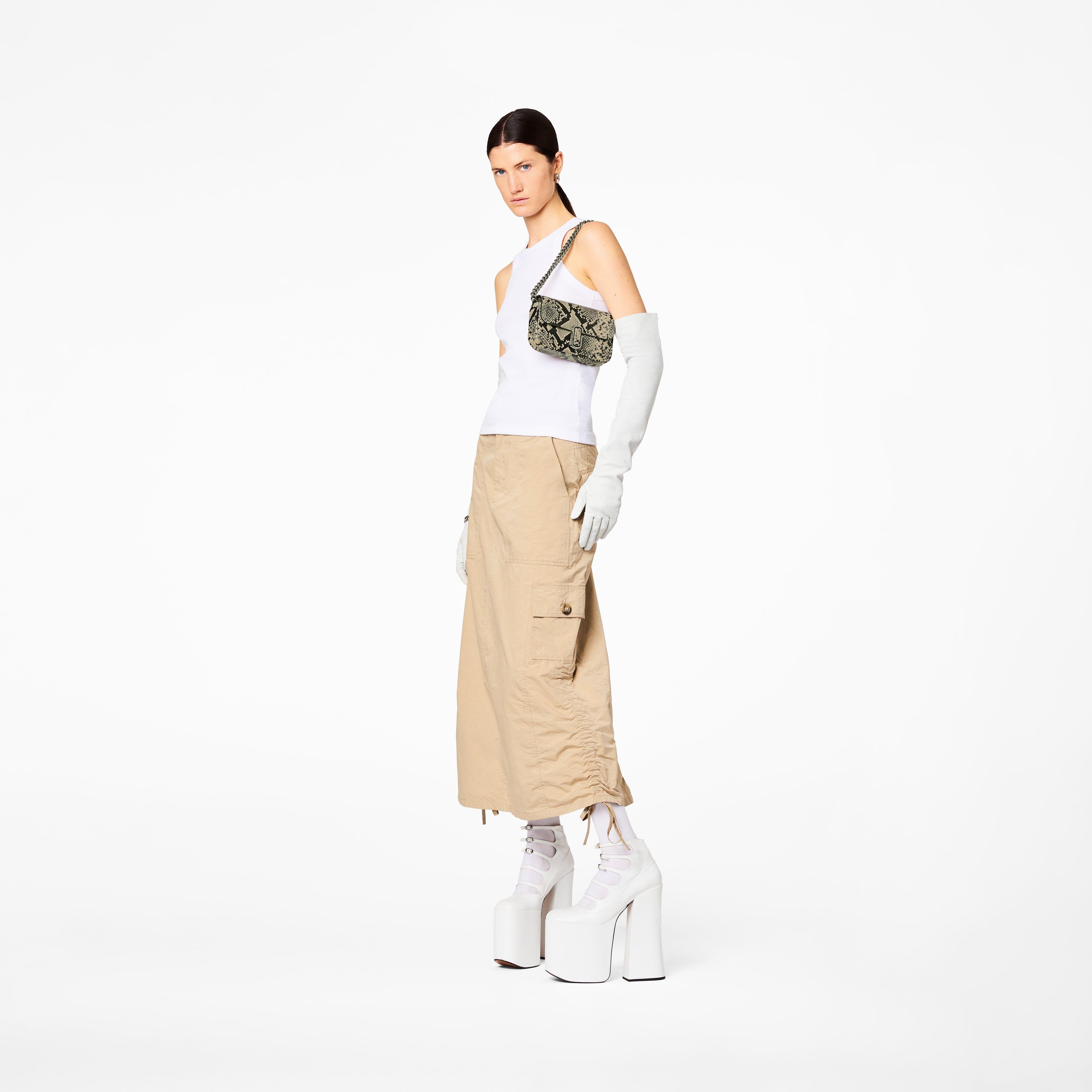 THE SNAKE-EMBOSSED J MARC MINI SHOULDER BAG - 2
