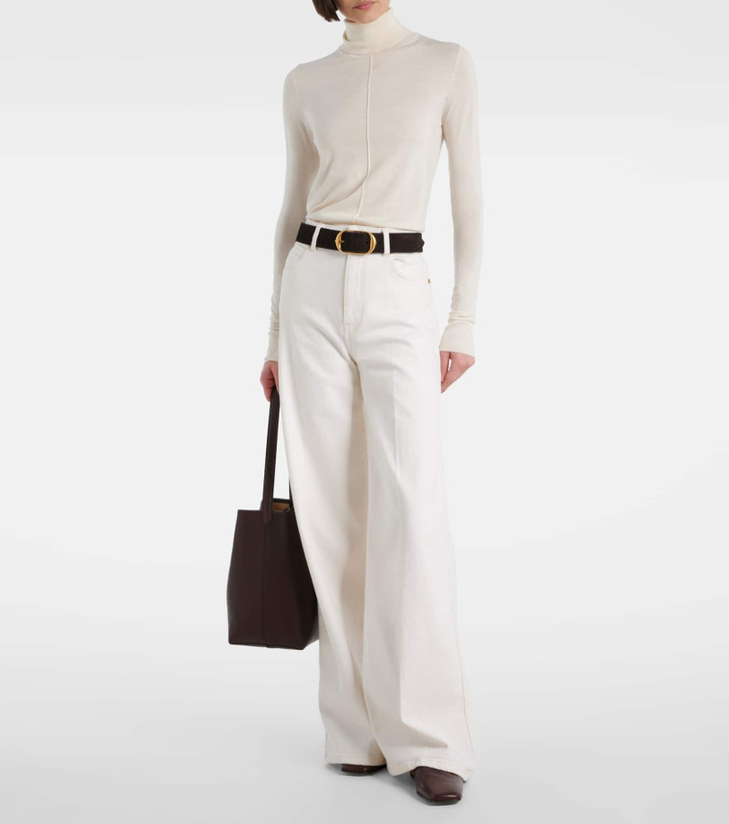 JOSEPH Abbey high-rise wide-leg jeans outlook