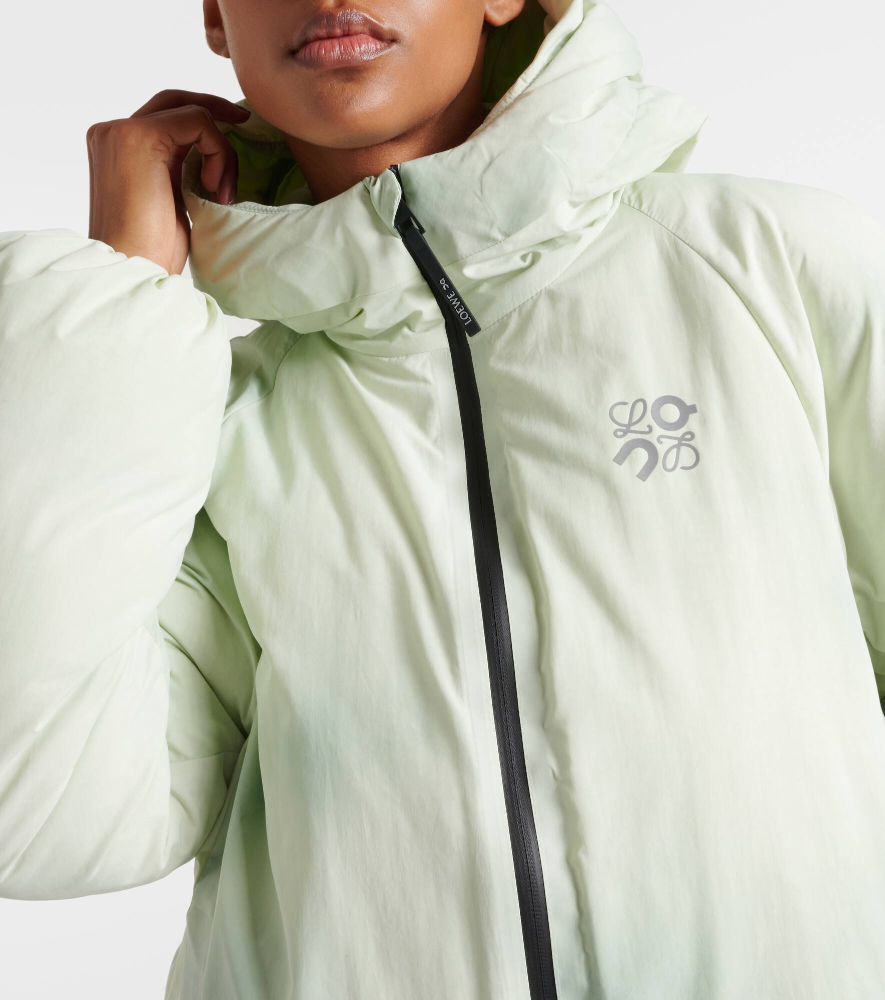 x On tie-dye technical puffer jacket - 4