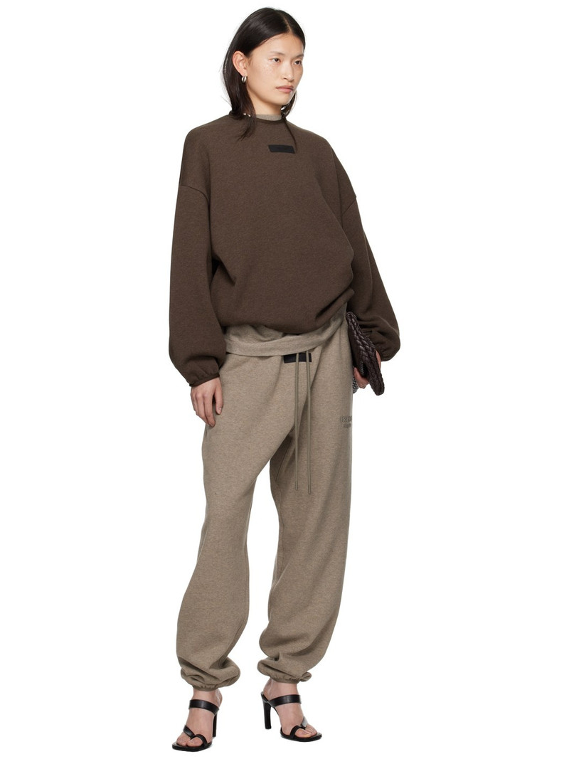 Brown Elasticized Sweatshirt 5
