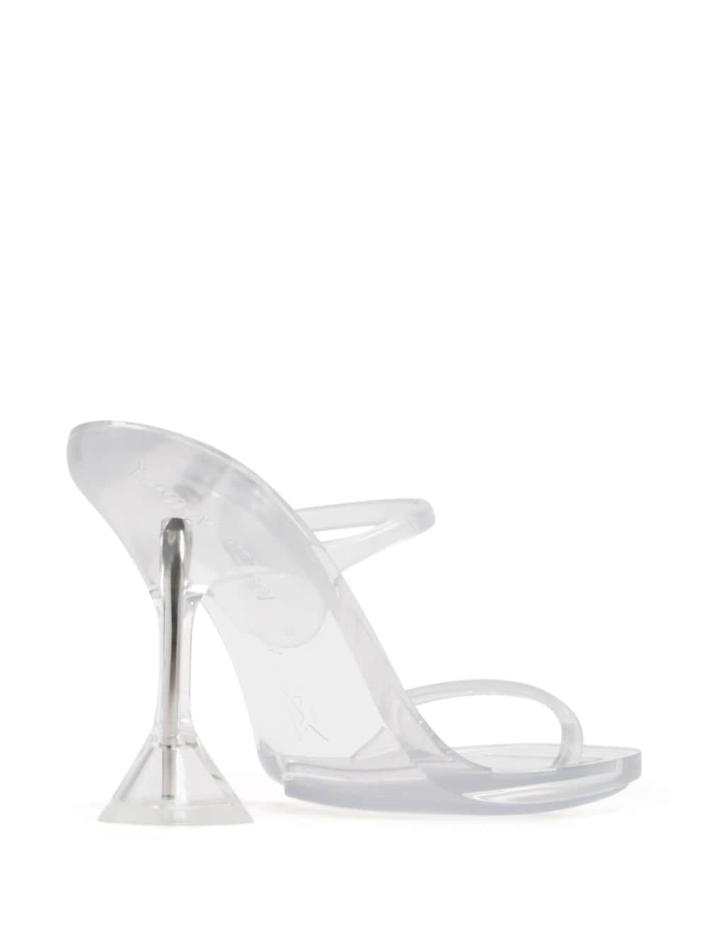 Brito 95mm clear mules - 3