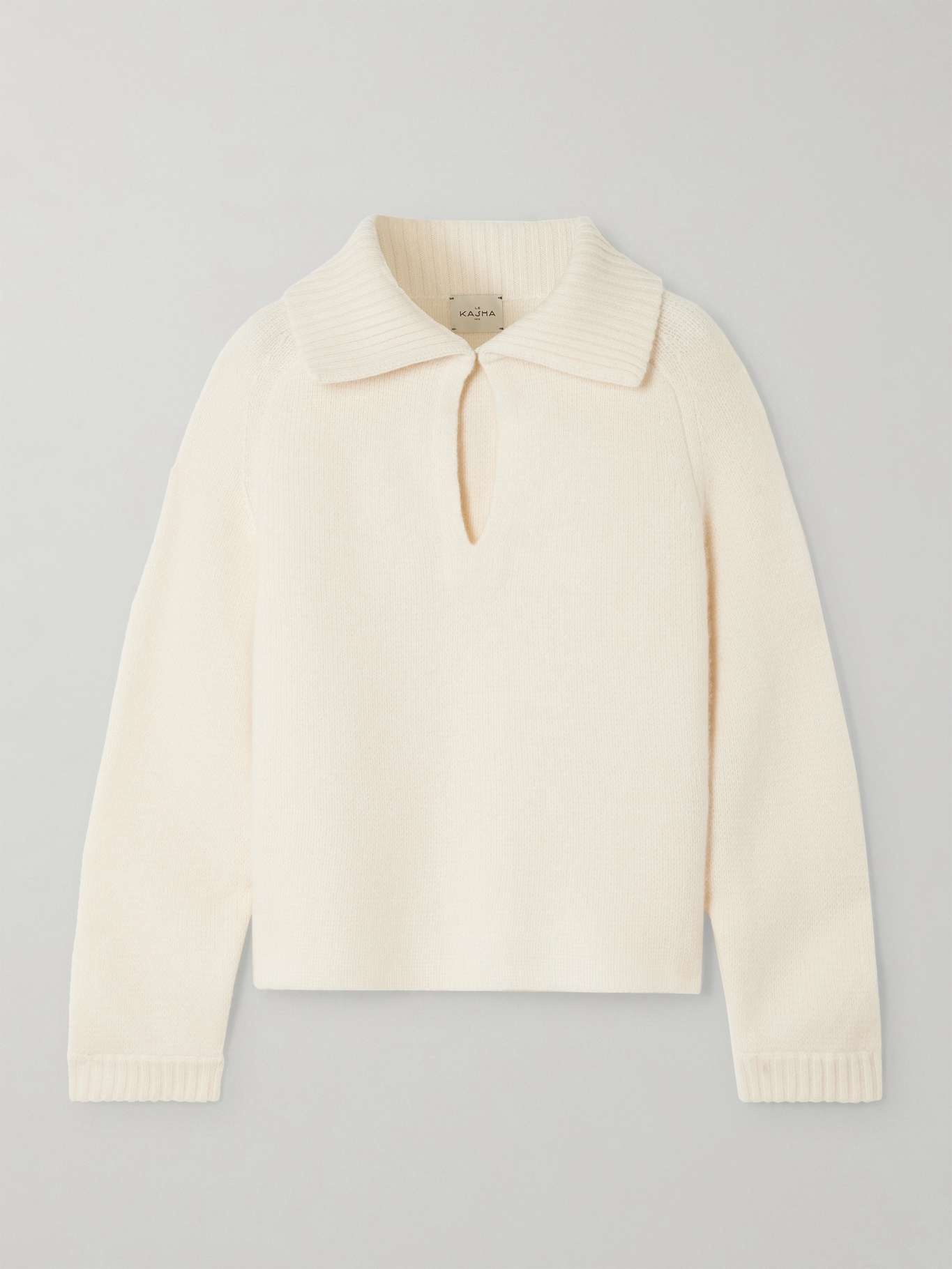 Leling organic cashmere sweater White - 1