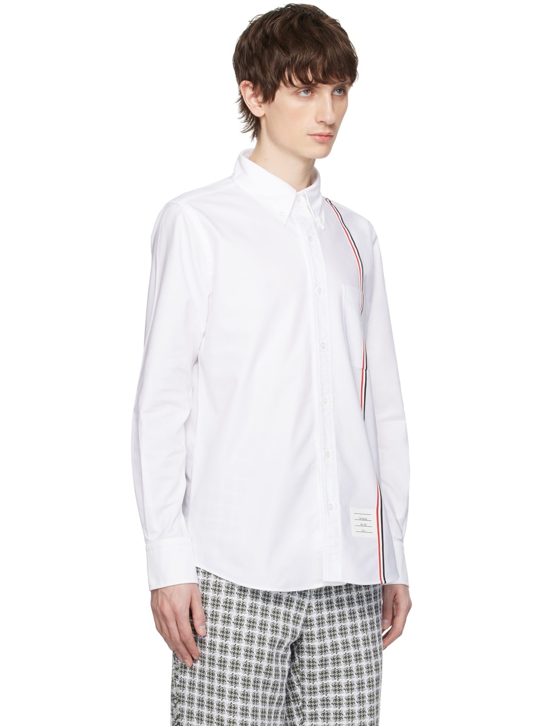 White Stripe Shirt - 2