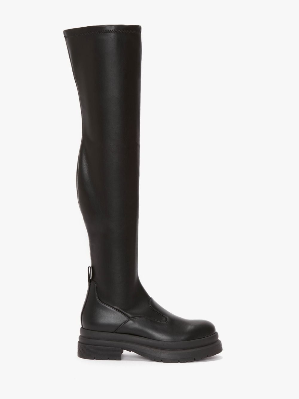LEATHER OVER THE KNEE BOOT - 1