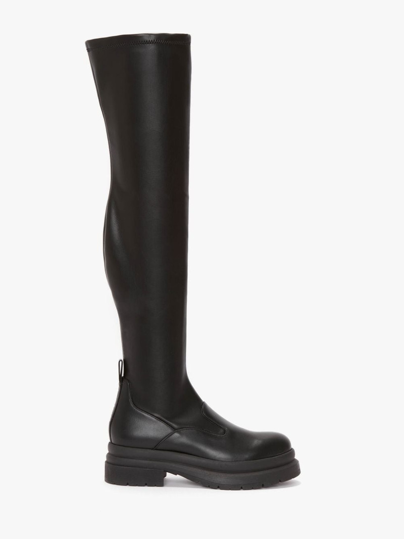 LEATHER OVER THE KNEE BOOT 1