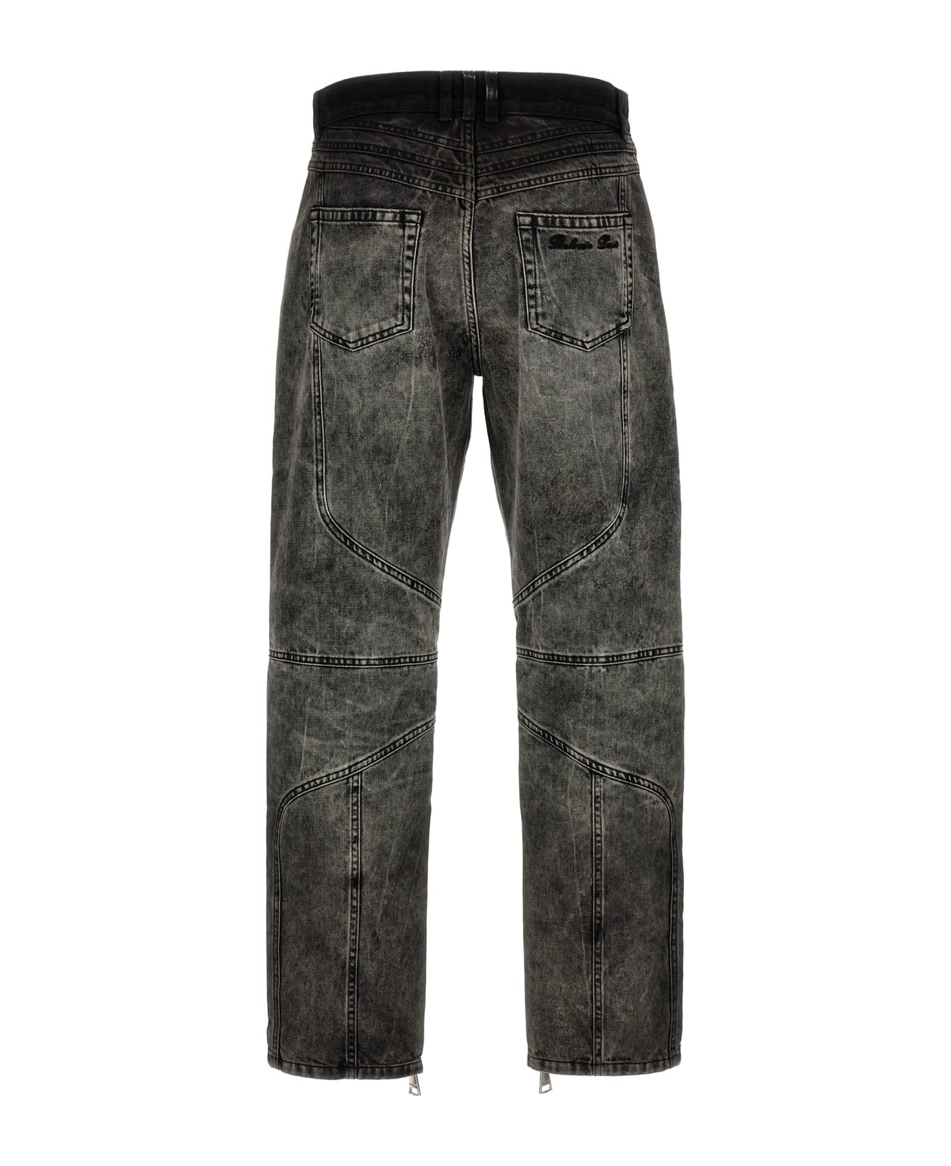 'bleached Motor Denim' Jeans - 2