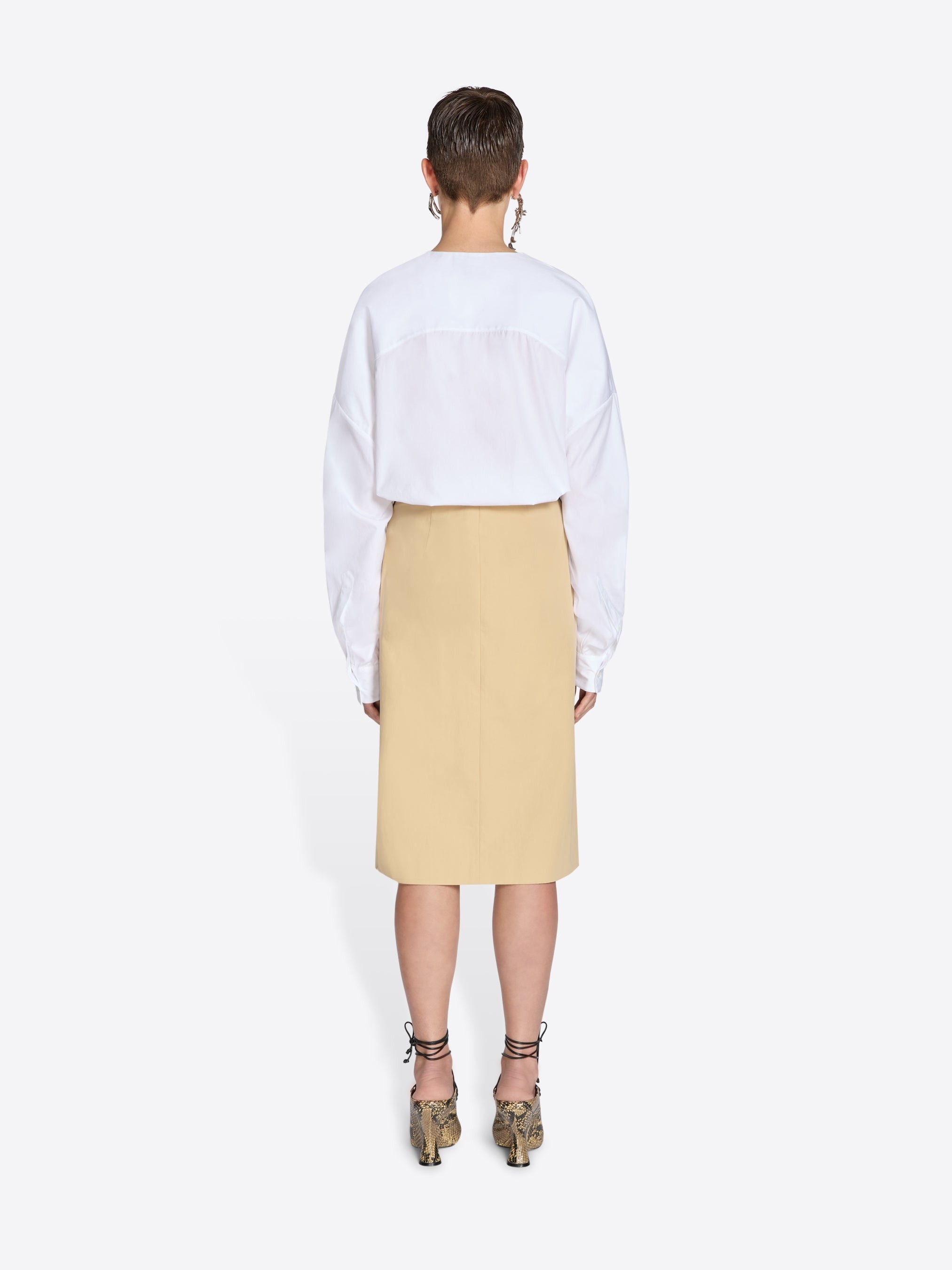BELTED SKIRT - 4