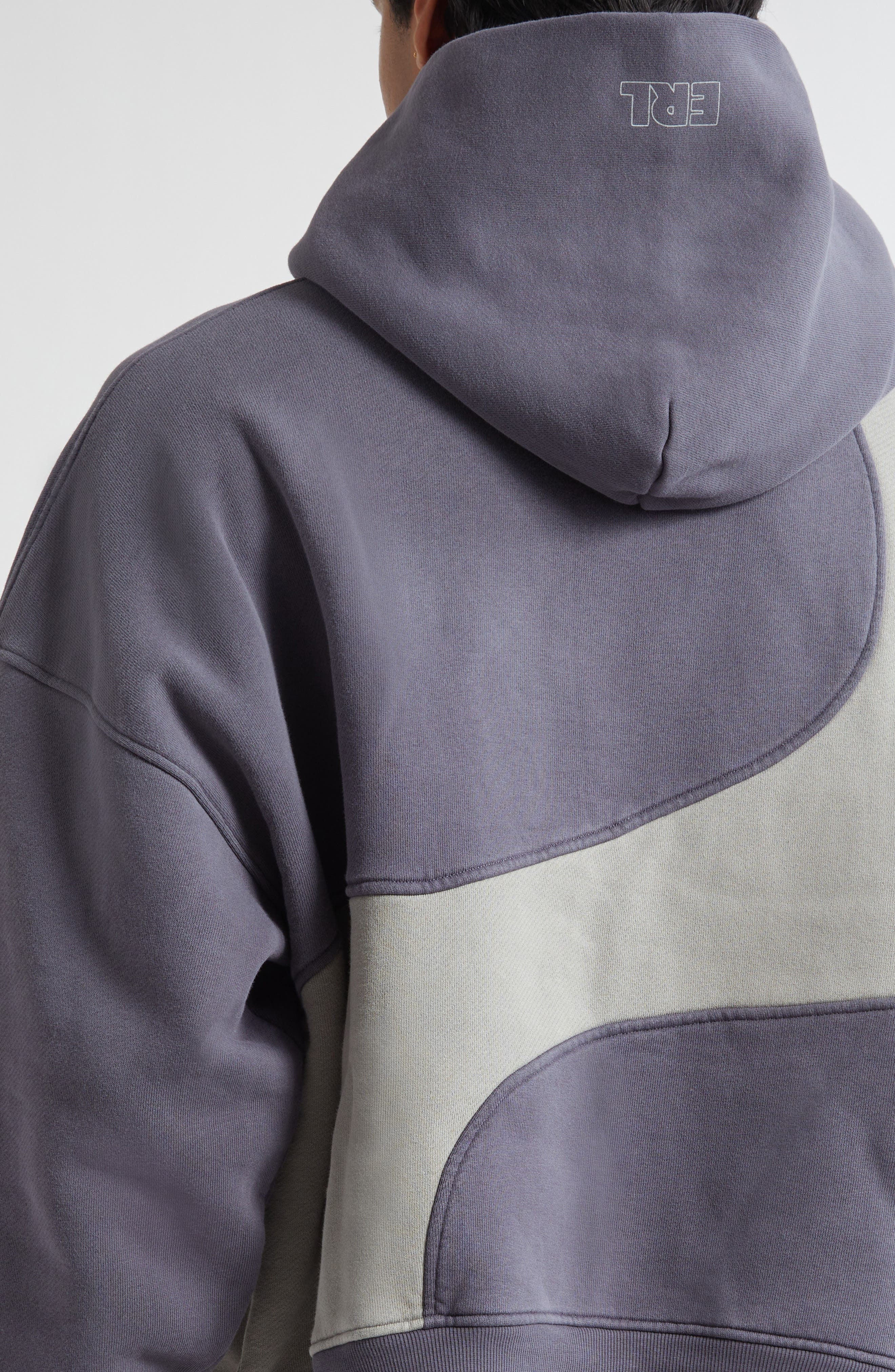 ERL Gender Inclusive Wave Cotton Blend Hoodie in Dark Grey at Nordstrom - 6