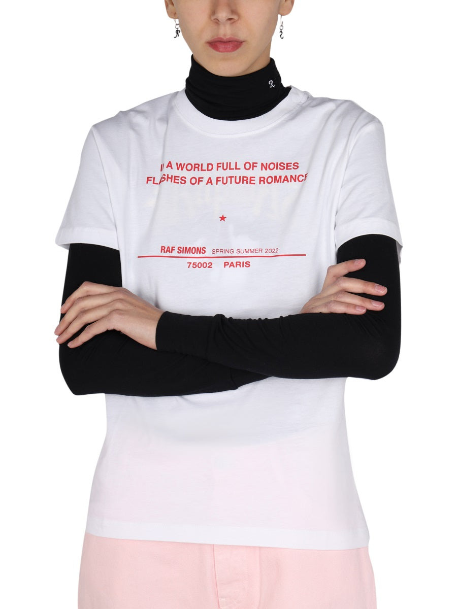 Raf Simons Women Logo Print T-Shirt - 4
