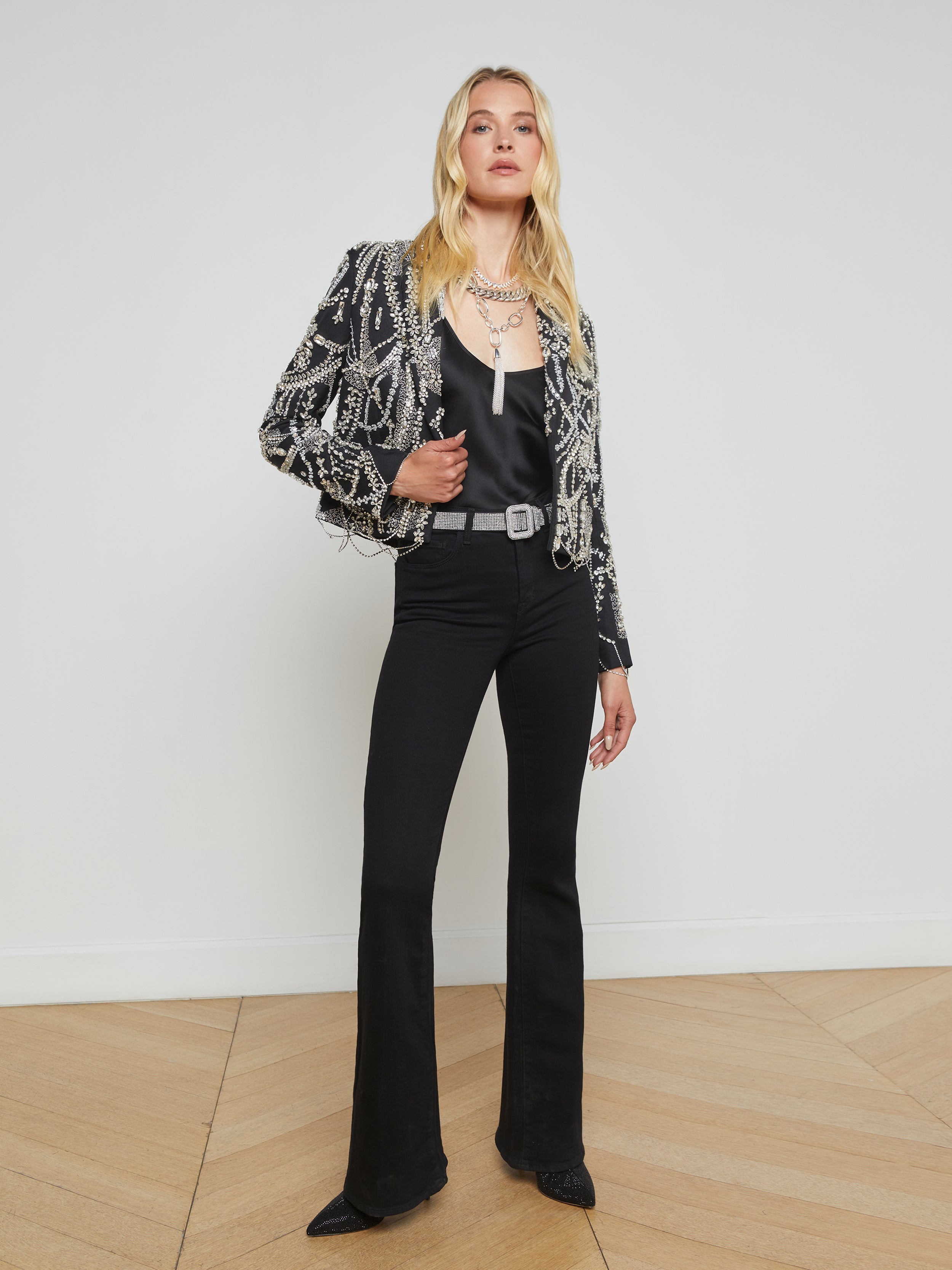 Noely Crystal Blazer - 5