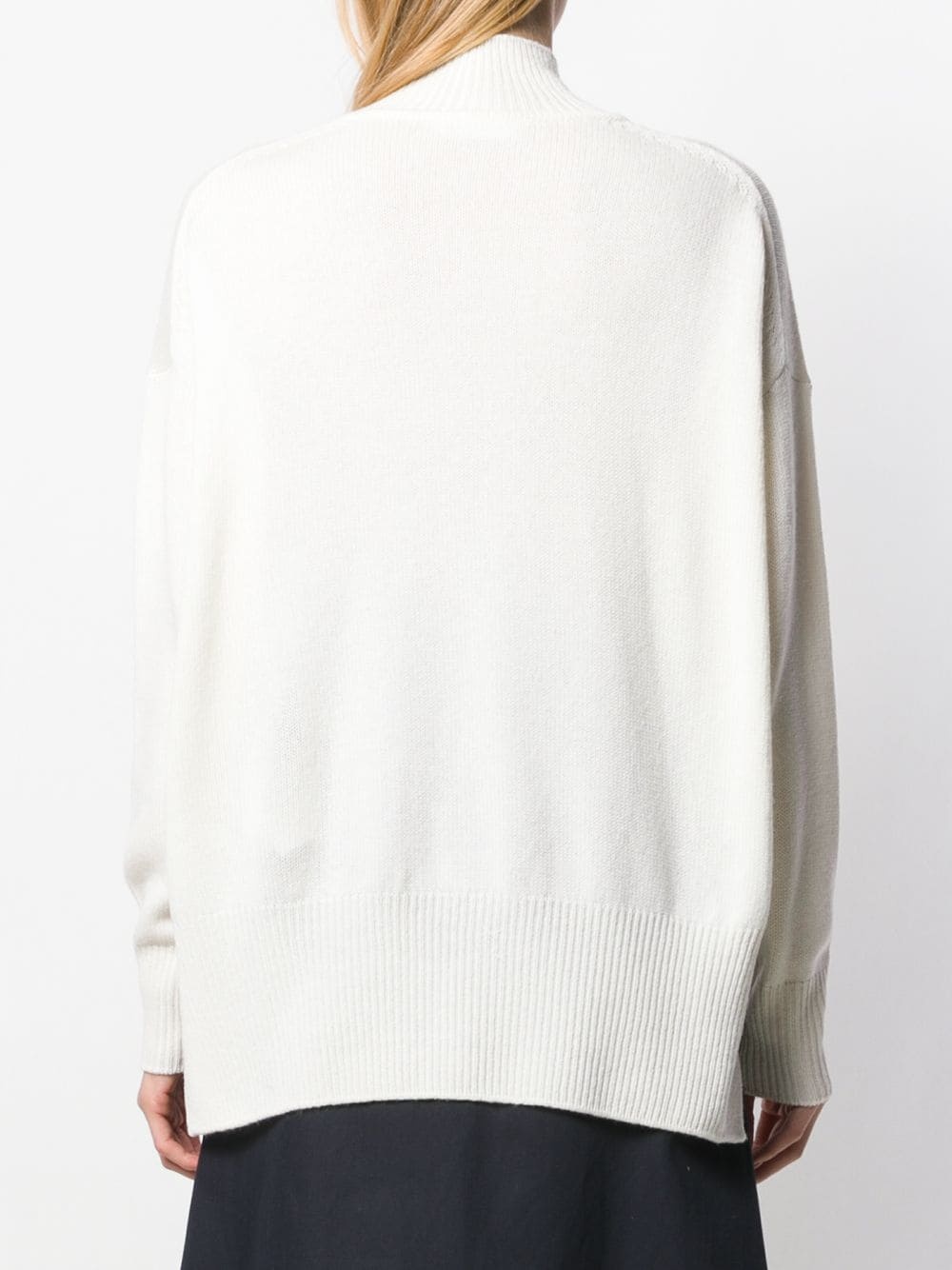 high-neck knitted jumper - 4