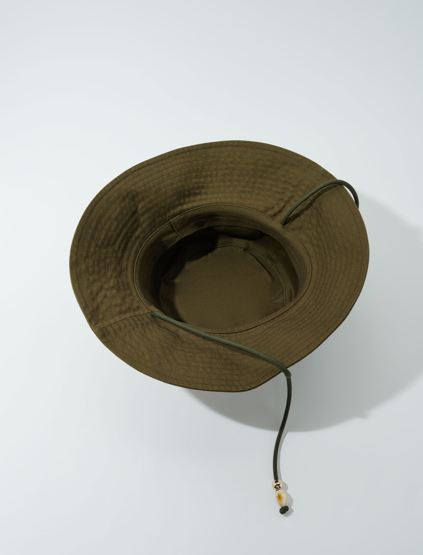 Beaded drawstring bucket hat - 4